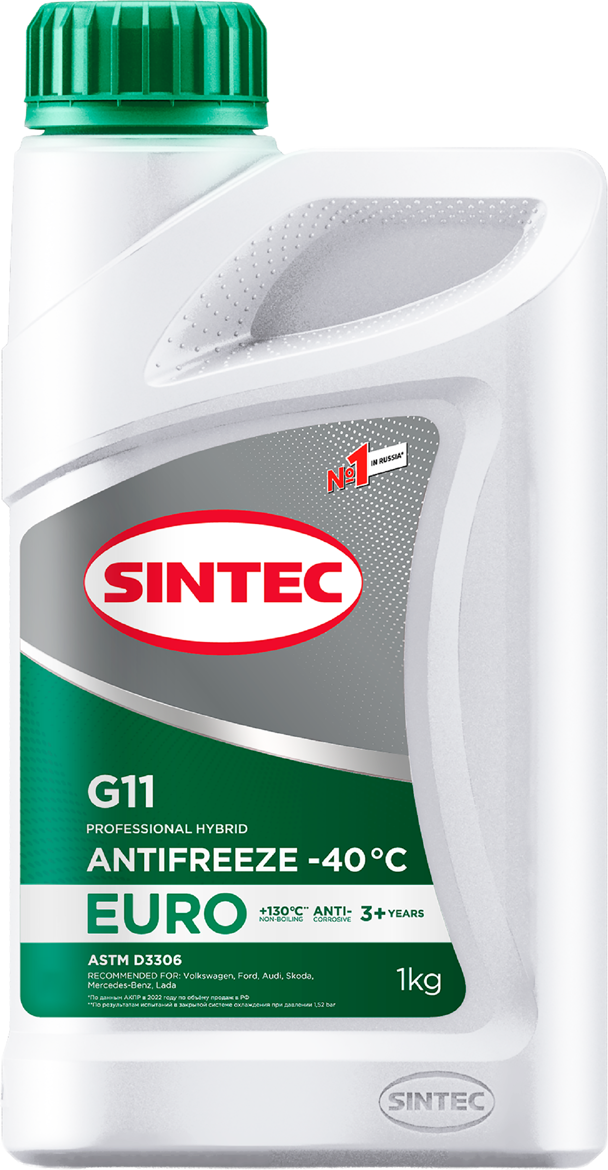 Изображение товара Антифриз SINTEC G11 Зеленый 1кг для охраны двигателя