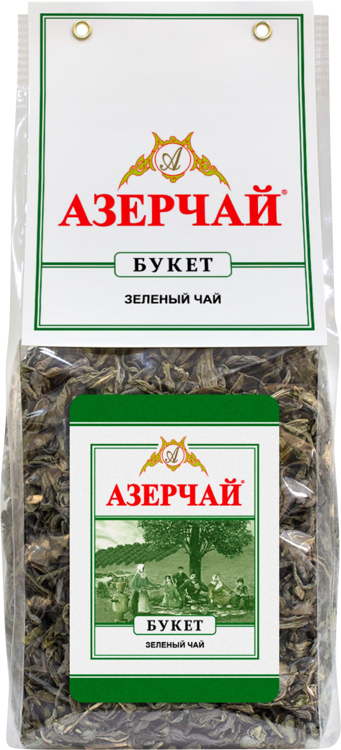 Изображение товара Зеленый чай АЗЕРЧАЙ Букет крупнолистовой 200г натуральный и полезный Изображение товара Зеленый чай АЗЕРЧАЙ Букет крупнолистовой 200г натуральный и полезный