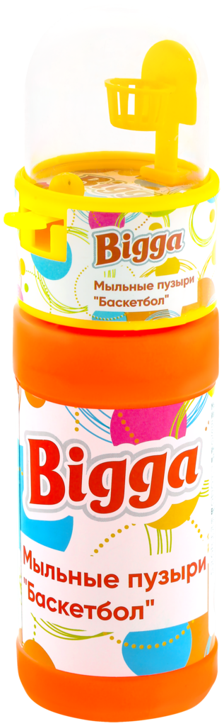 Изображение товара Мыльные пузыри BIGGA Баскетбол - игра для детей 3+ с радужными пузырями