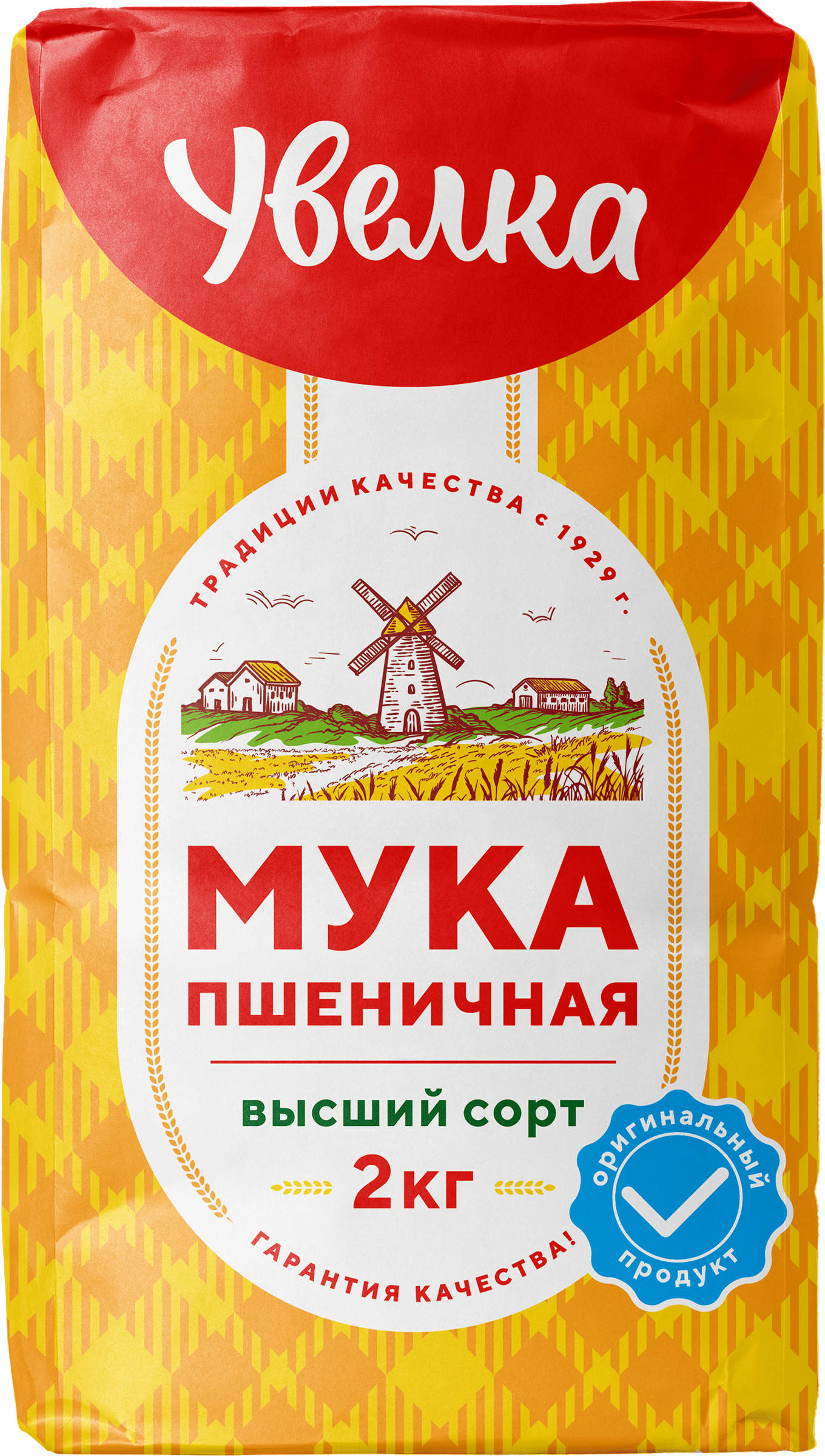 Изображение товара Мука пшеничная УВЕЛКА высший сорт, 2кг для идеальной выпечки Изображение товара Мука пшеничная УВЕЛКА высший сорт, 2кг для идеальной выпечки