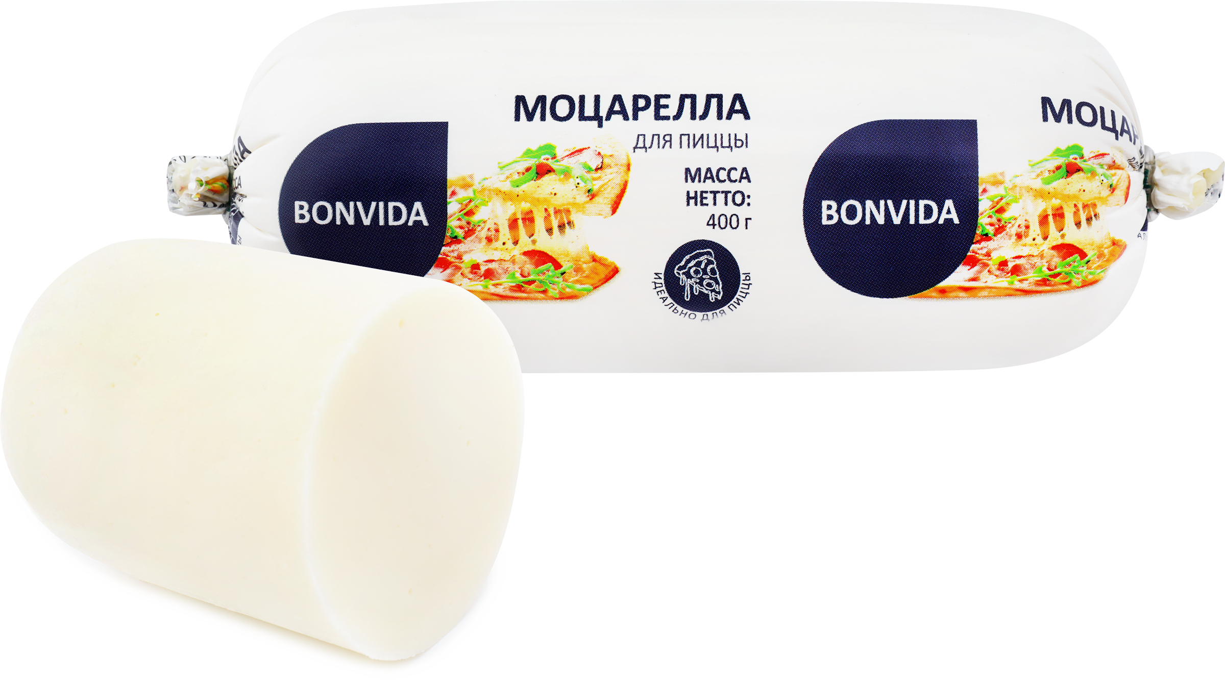 Изображение товара Сыр BONVIDA Для пиццы Моцарелла, без змж, 400г Изображение товара Сыр BONVIDA Для пиццы Моцарелла, без змж, 400г