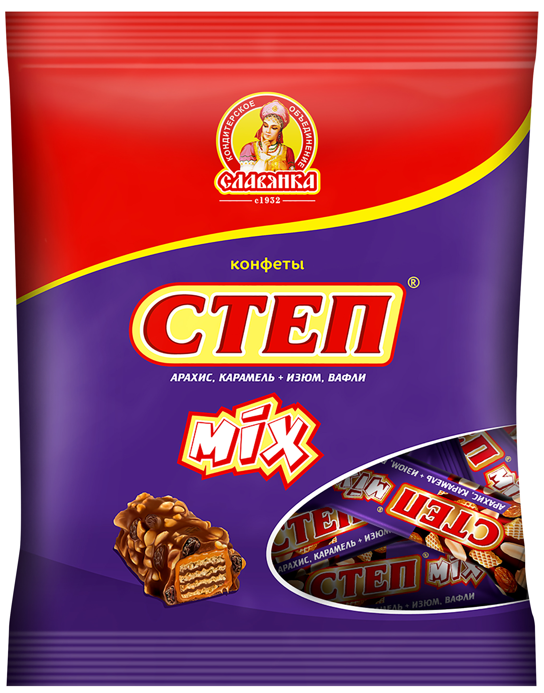 Изображение товара Конфеты СТЕП MIX 200г - шоколадное лакомство с орехами и какао Изображение товара Конфеты СТЕП MIX 200г - шоколадное лакомство с орехами и какао