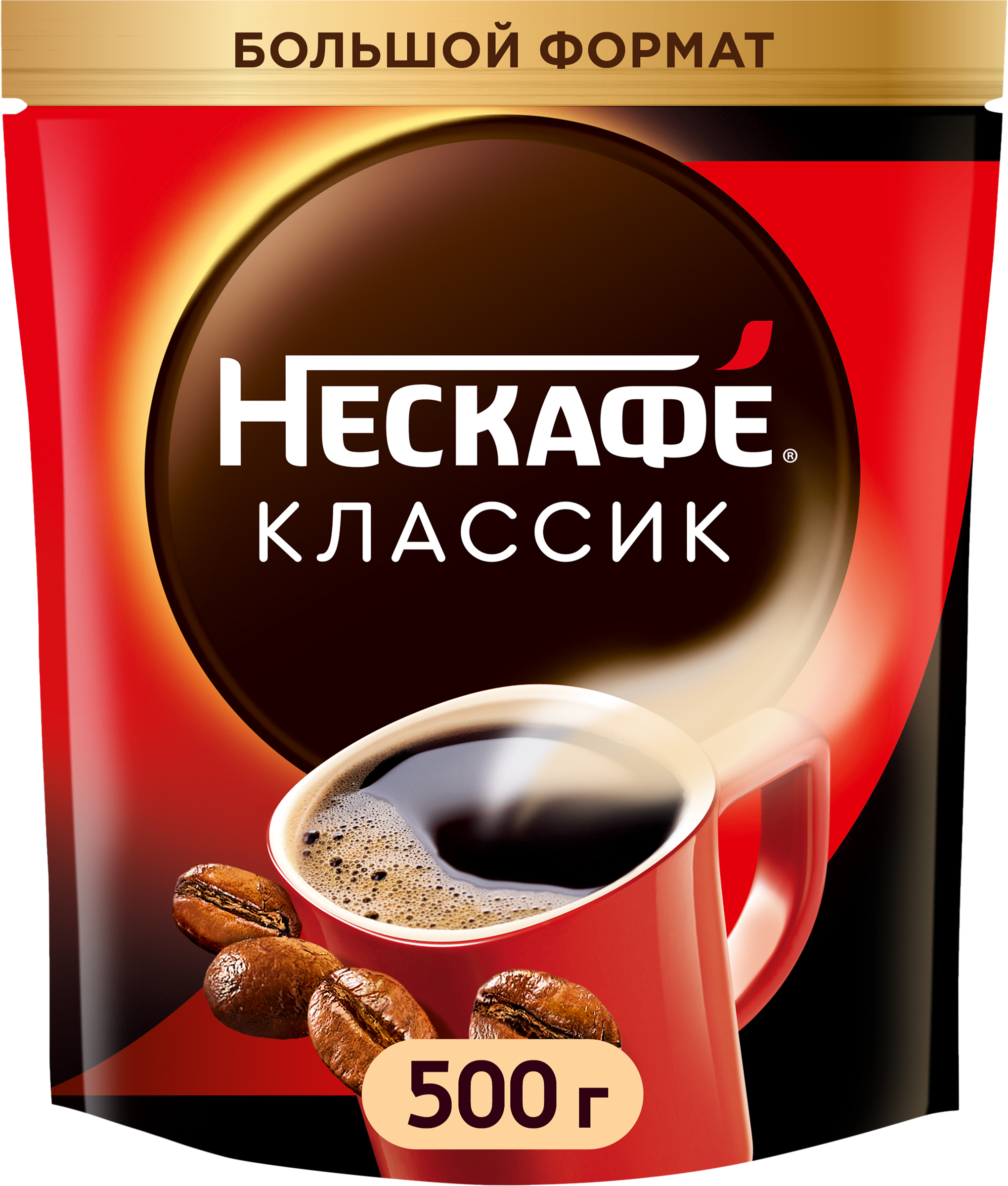 Изображение товара Кофе растворимый с добавлением молотого НЕСКАФЕ Classic 500г