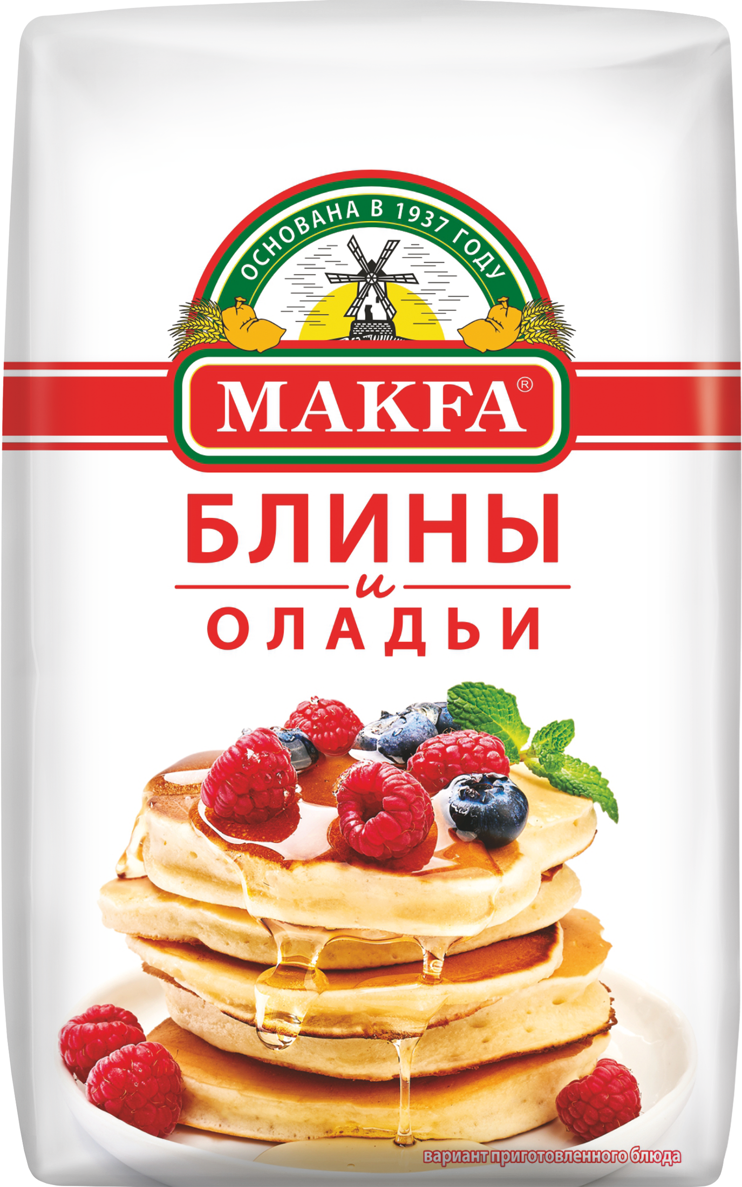 Изображение товара Смесь для выпечки MAKFA Классические блины и оладьи, 1кг Изображение товара Смесь для выпечки MAKFA Классические блины и оладьи, 1кг