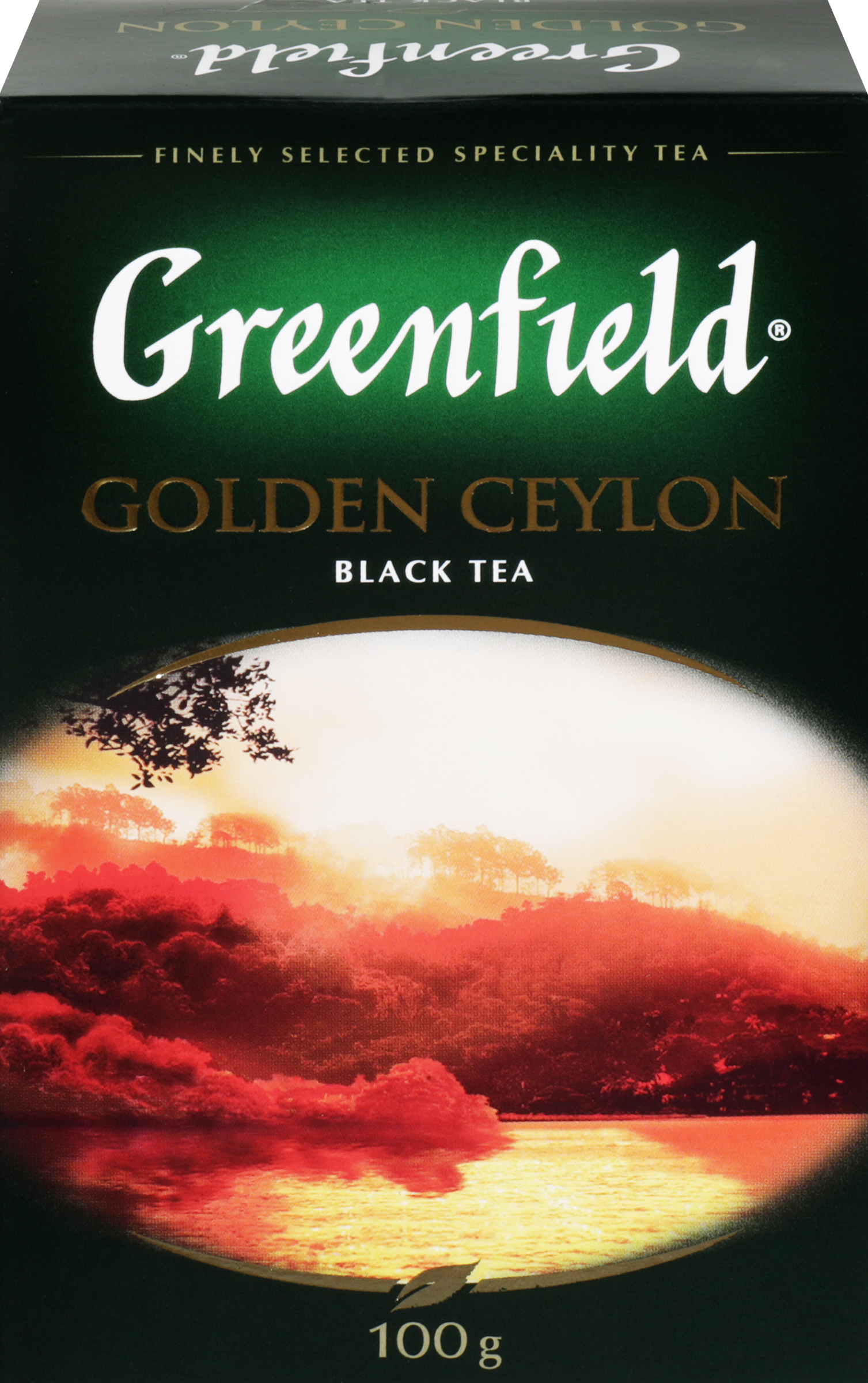 Изображение товара Чай черный GREENFIELD Golden Ceylon листовой 100г - элитный цейлонский напиток с ярким ароматом и м