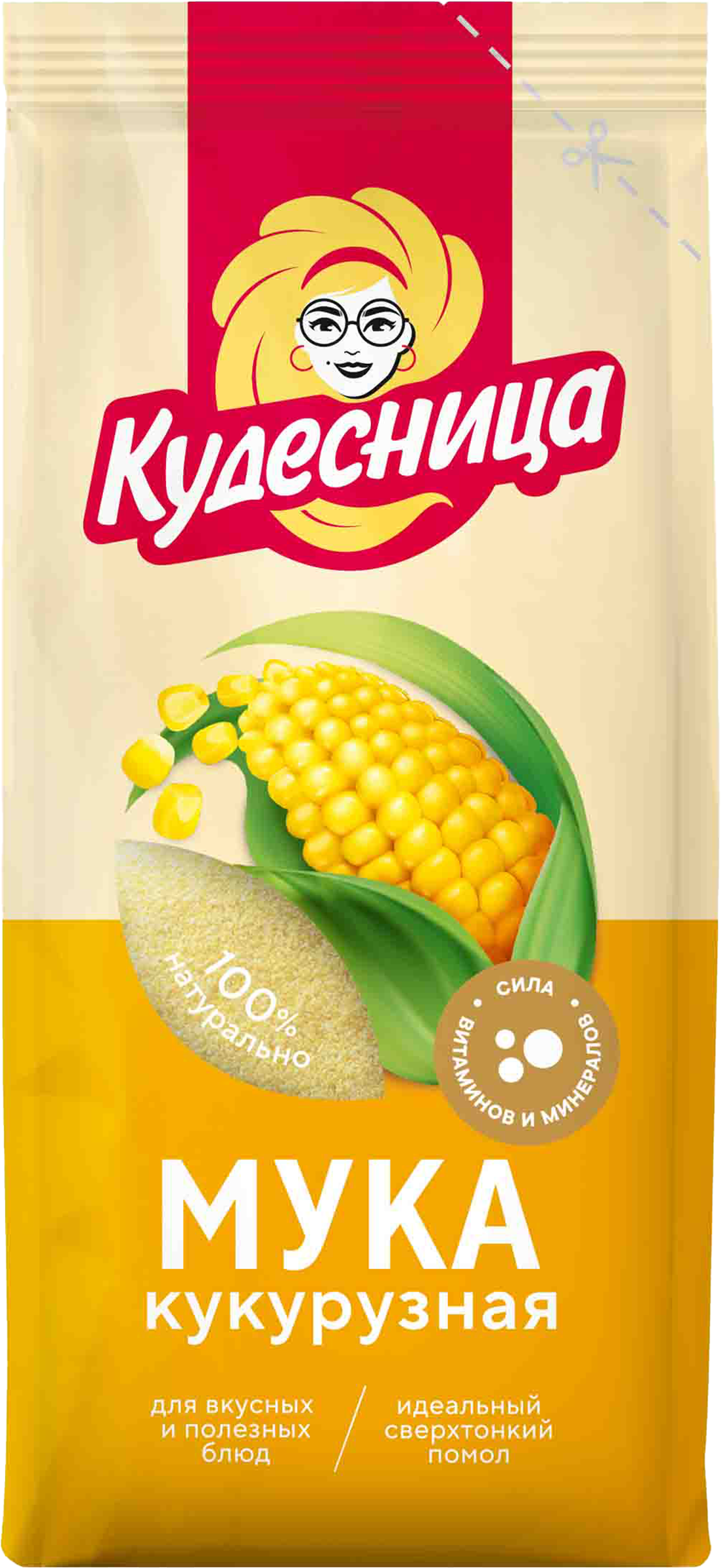 Изображение товара Мука кукурузная КУДЕСНИЦА тонкого помола 500г для выпечки и национальных блюд Изображение товара Мука кукурузная КУДЕСНИЦА тонкого помола 500г для выпечки и национальных блюд
