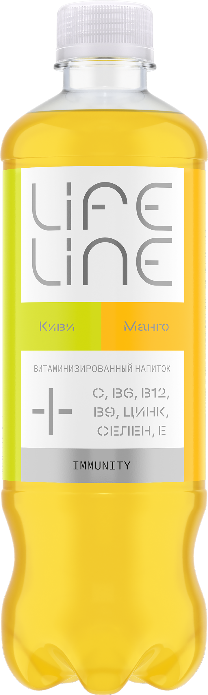 Изображение товара Витаминизированный напиток LIFELINE Immunity Манго киви 0.5л негазированный