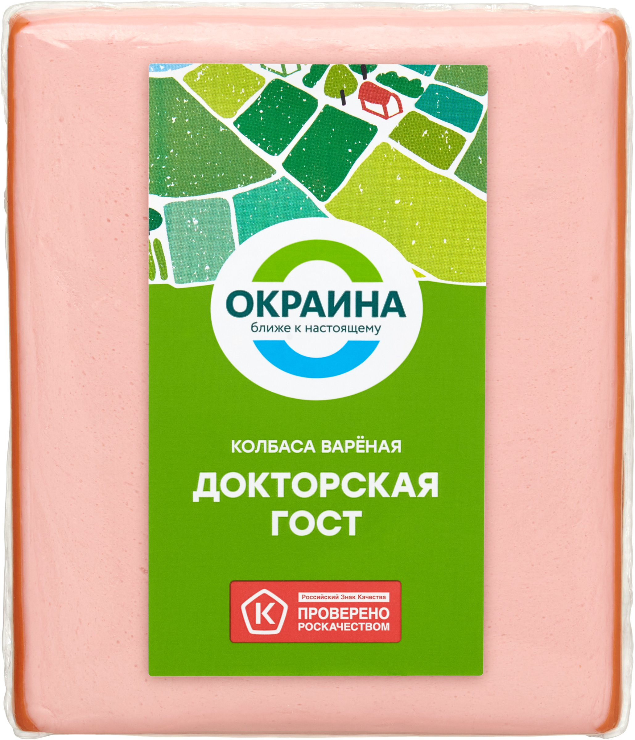 Изображение товара Колбаса вареная ОКРАИНА Докторская ГОСТ 470г - классическая российская колбаса Изображение товара Колбаса вареная ОКРАИНА Докторская ГОСТ 470г - классическая российская колбаса