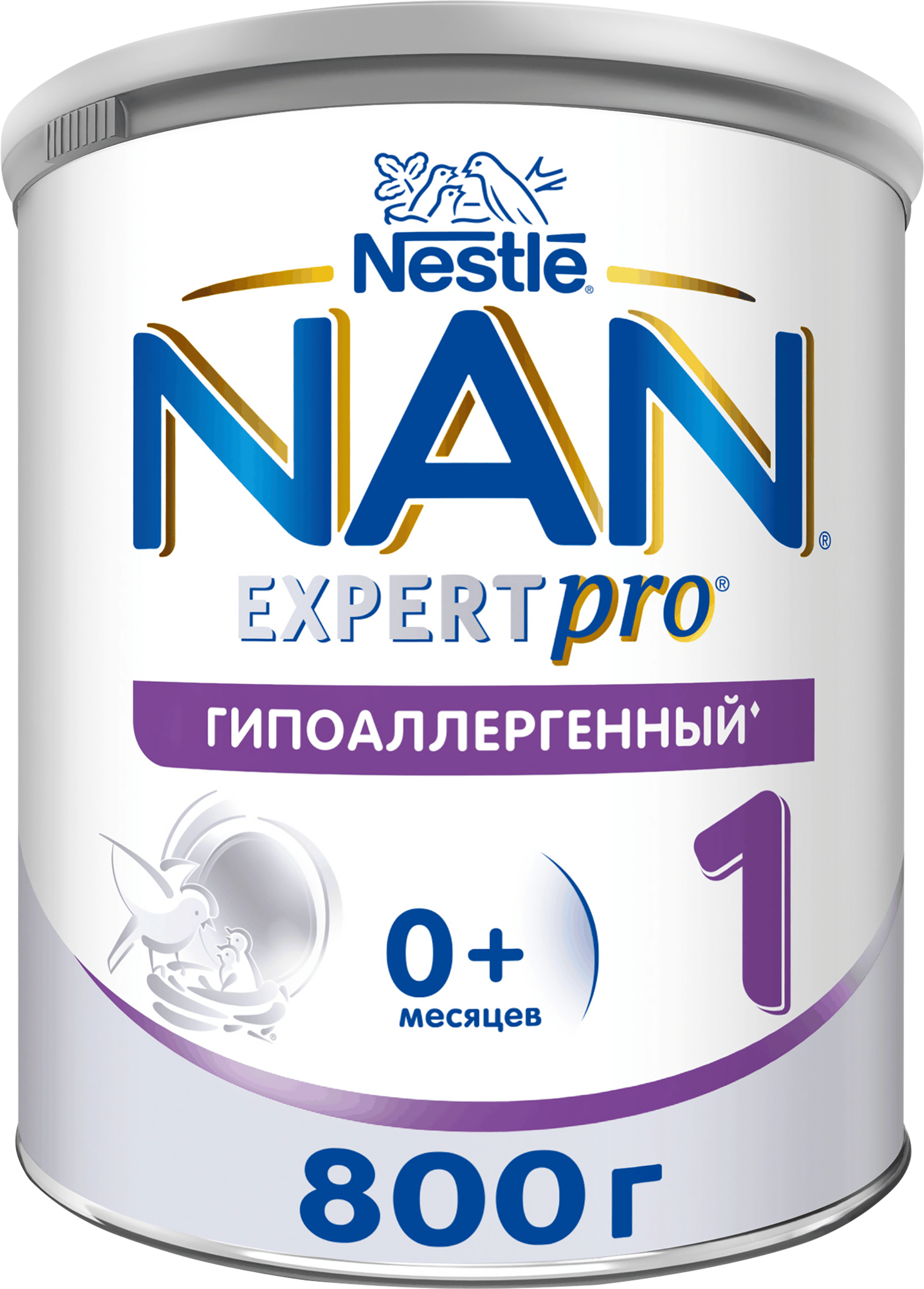 Изображение товара Детская гипоаллергенная смесь NAN 1 для новорожденных, 800г