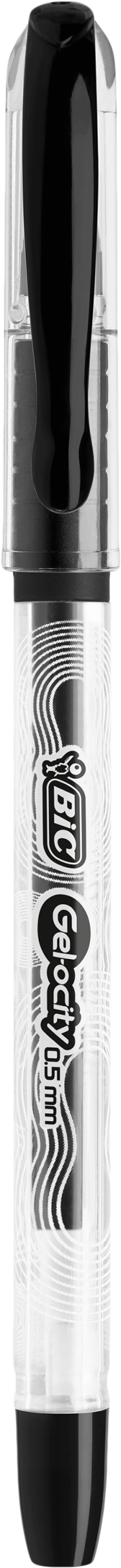 Изображение товара Гелевая ручка BIC Gel-Ocity Stick 0,5 мм черная с полупрозрачным корпусом Изображение товара Гелевая ручка BIC Gel-Ocity Stick 0,5 мм черная с полупрозрачным корпусом