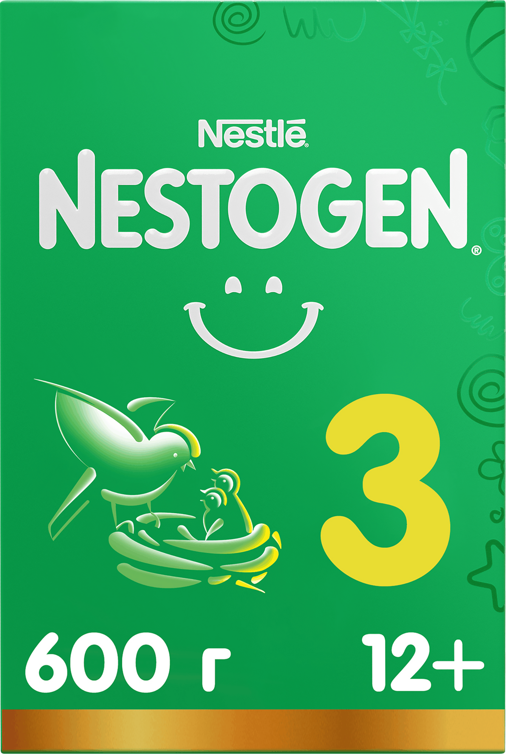 Изображение товара Молочко детское NESTOGEN 3, с 12 месяцев, 600г