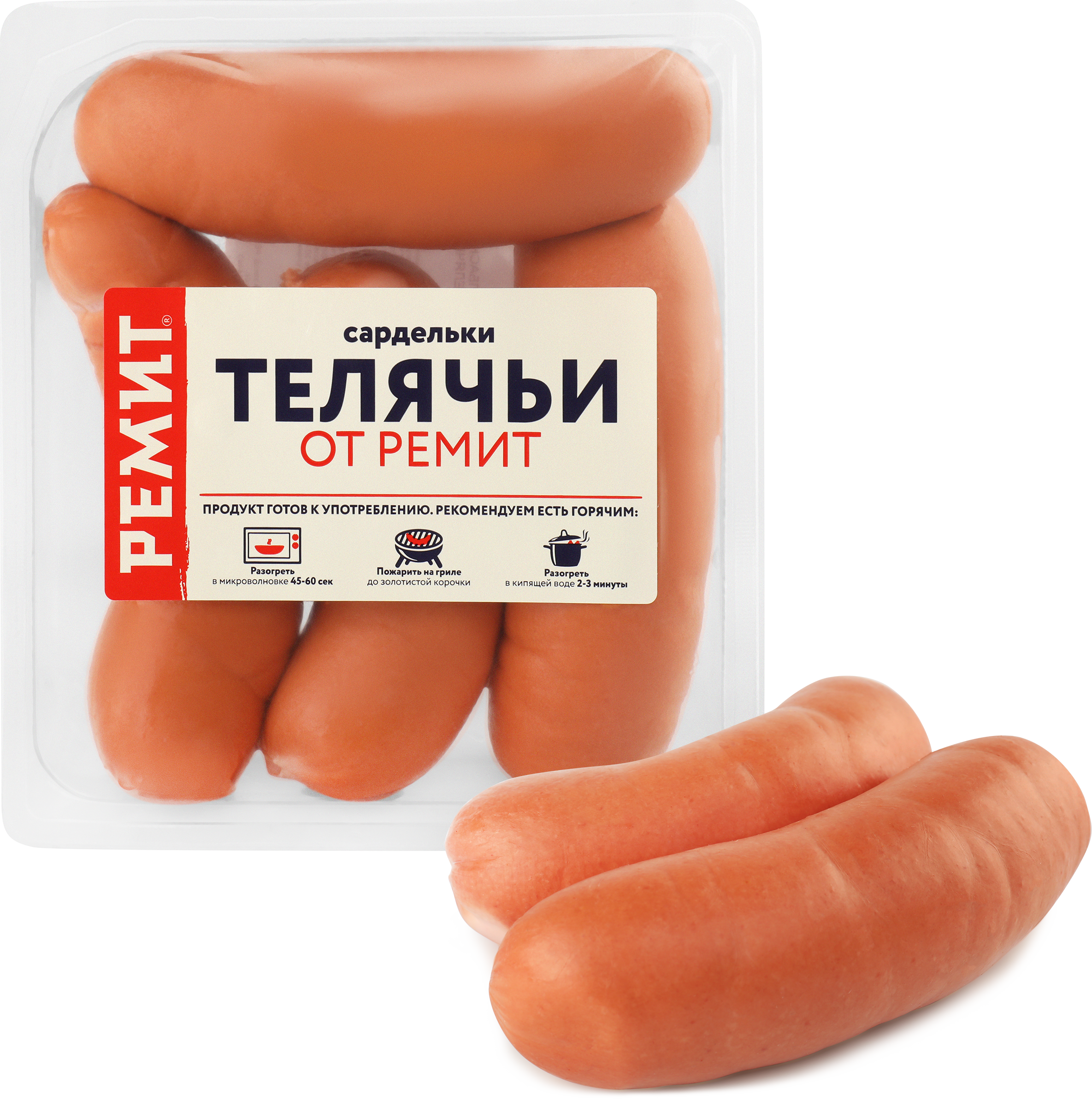 Изображение товара Сардельки РЕМИТ Телячьи от Ремит 460г натуральный продукт для всей семьи Изображение товара Сардельки РЕМИТ Телячьи от Ремит 460г натуральный продукт для всей семьи