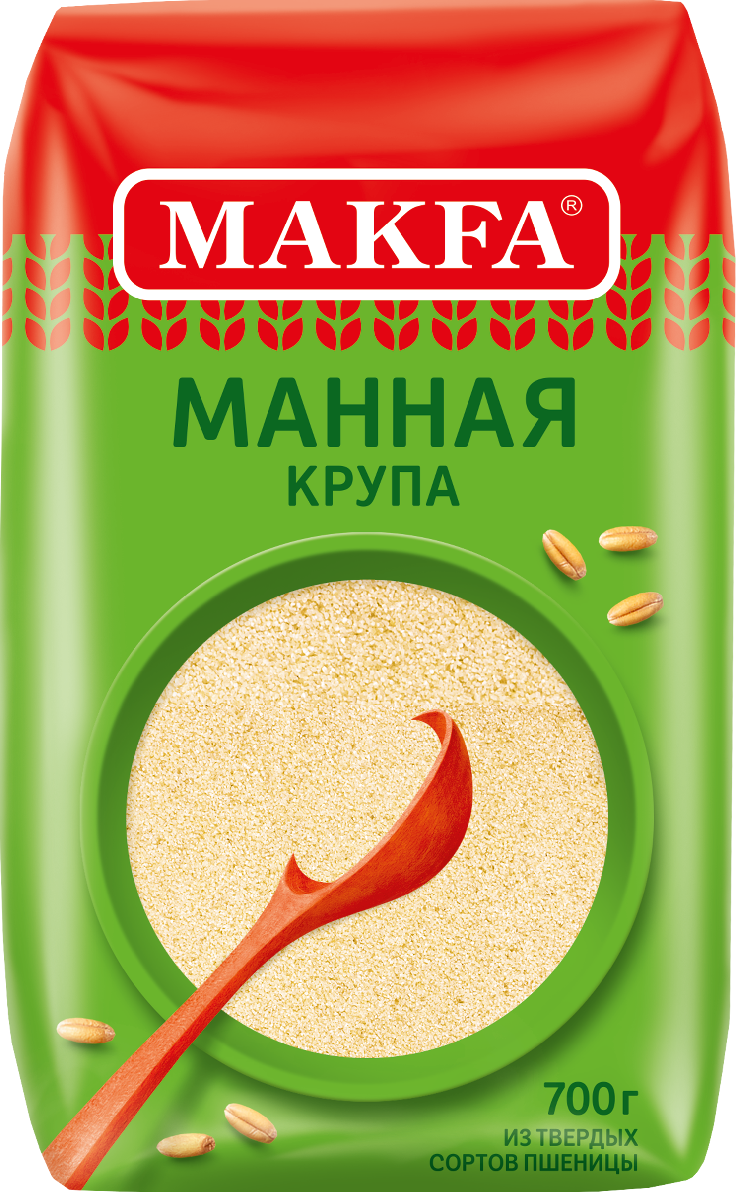 Изображение товара Крупа манная MAKFA марка Т 700г для каш и гарниров Изображение товара Крупа манная MAKFA марка Т 700г для каш и гарниров