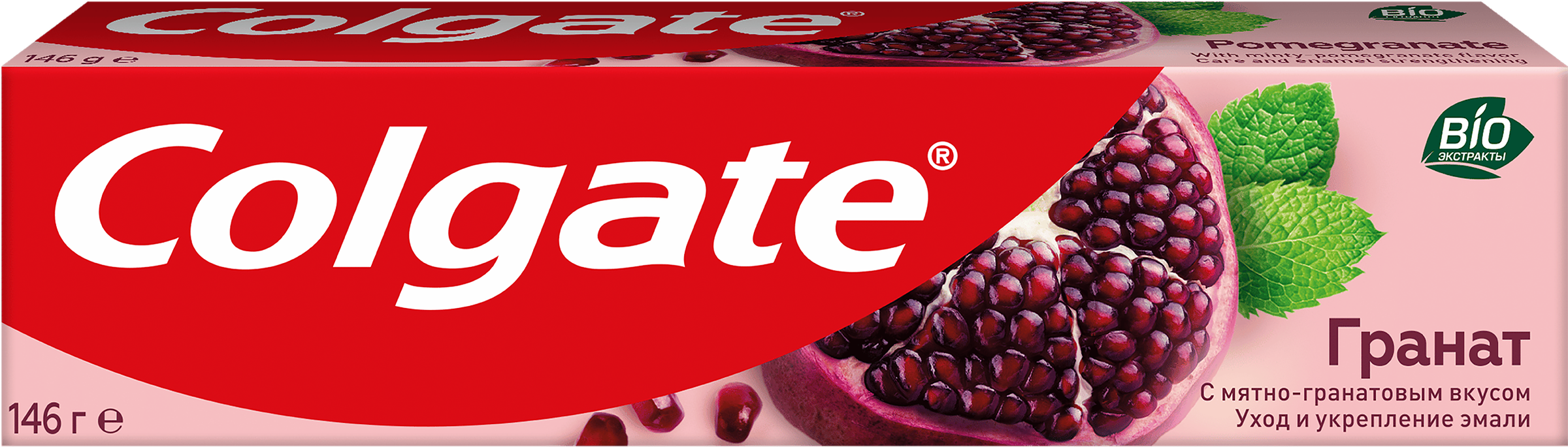 Изображение товара Зубная паста COLGATE Гранат с натуральными ингредиентами и экстрактом граната Изображение товара Зубная паста COLGATE Гранат с натуральными ингредиентами и экстрактом граната