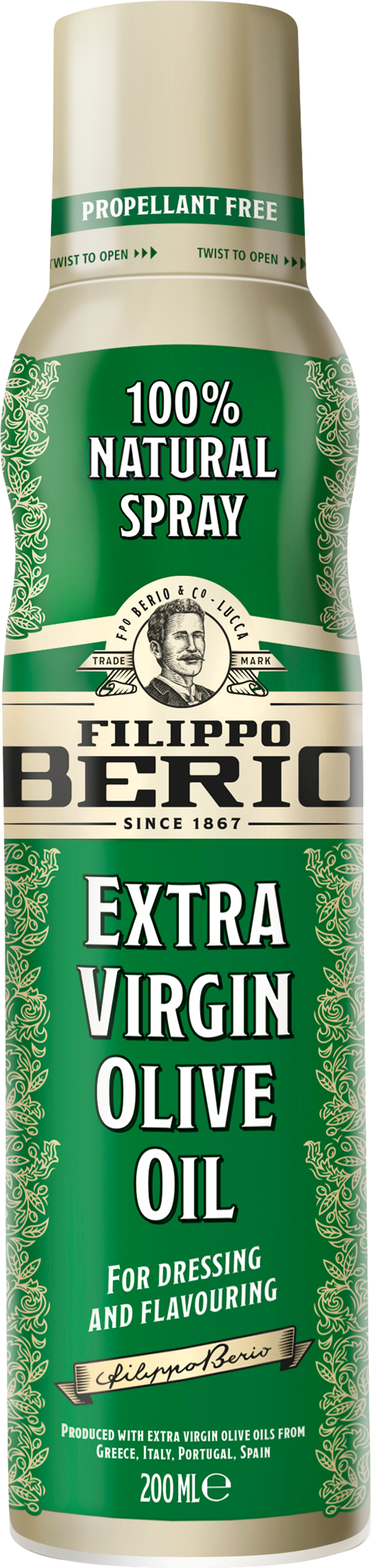 Изображение товара Масло оливковое FILIPPO BERIO нерафинированное Extra Virgin, 200мл Изображение товара Масло оливковое FILIPPO BERIO нерафинированное Extra Virgin, 200мл