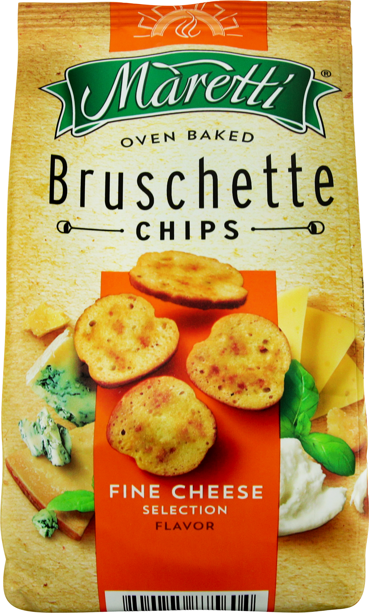 Изображение товара Сухарики пшеничные MARETTI Bruschette со вкусом Сыр, 70г