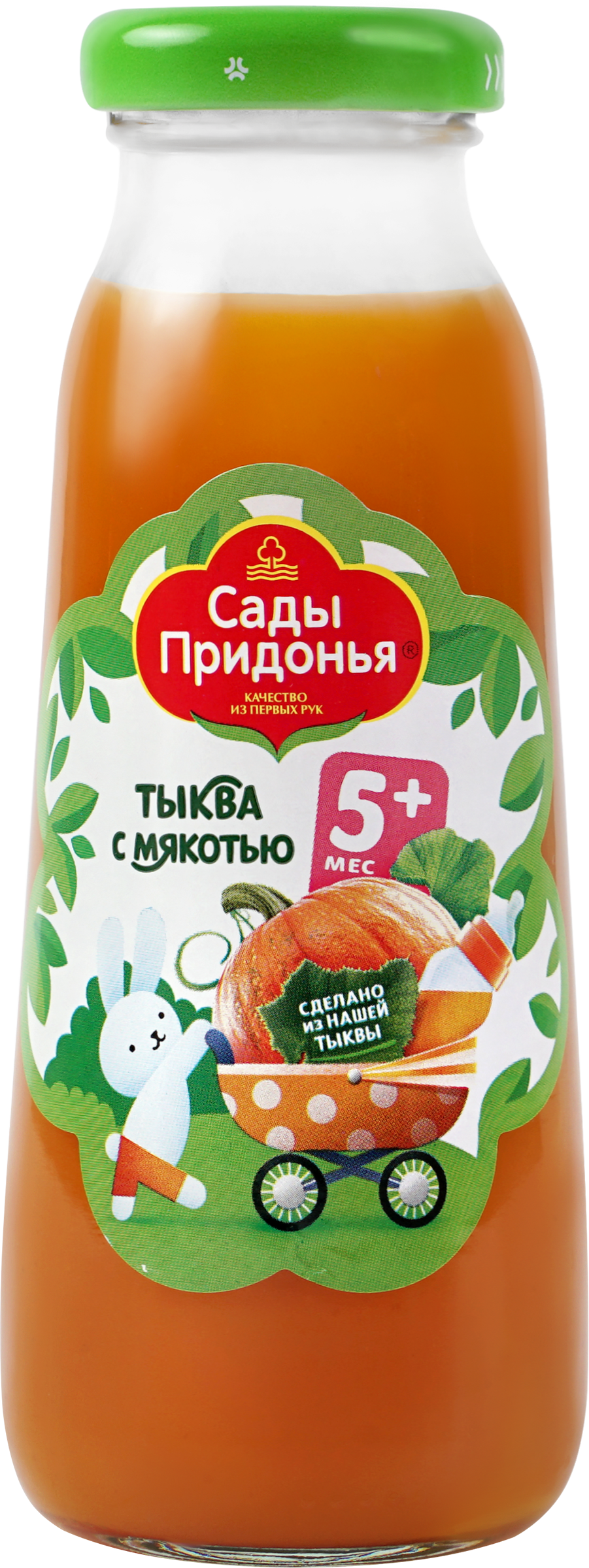 Изображение товара Детский фруктовый нектар Тыква с мякотью САДЫ ПРИДОНЬЯ 200мл с 5 месяцев