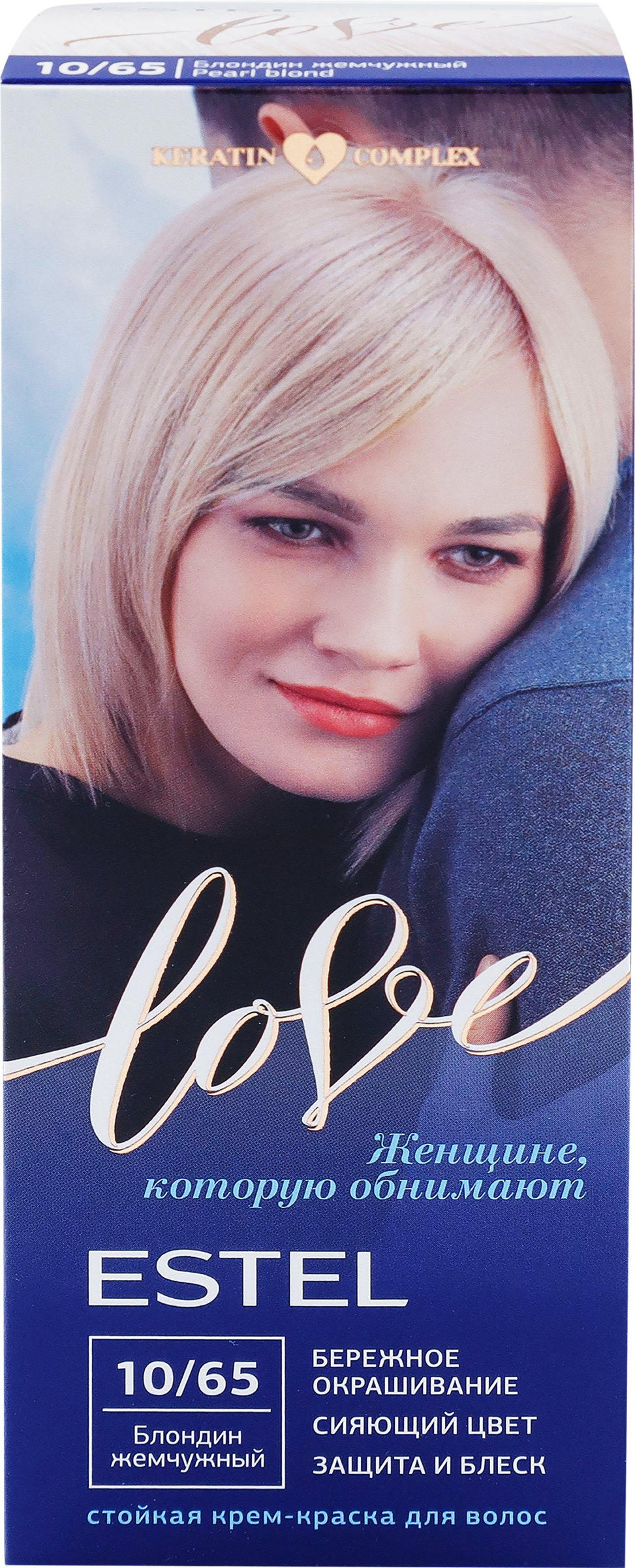 Изображение товара Крем-краска ESTEL Love 10/65 Блондин жемчужный для стойкого окрашивания