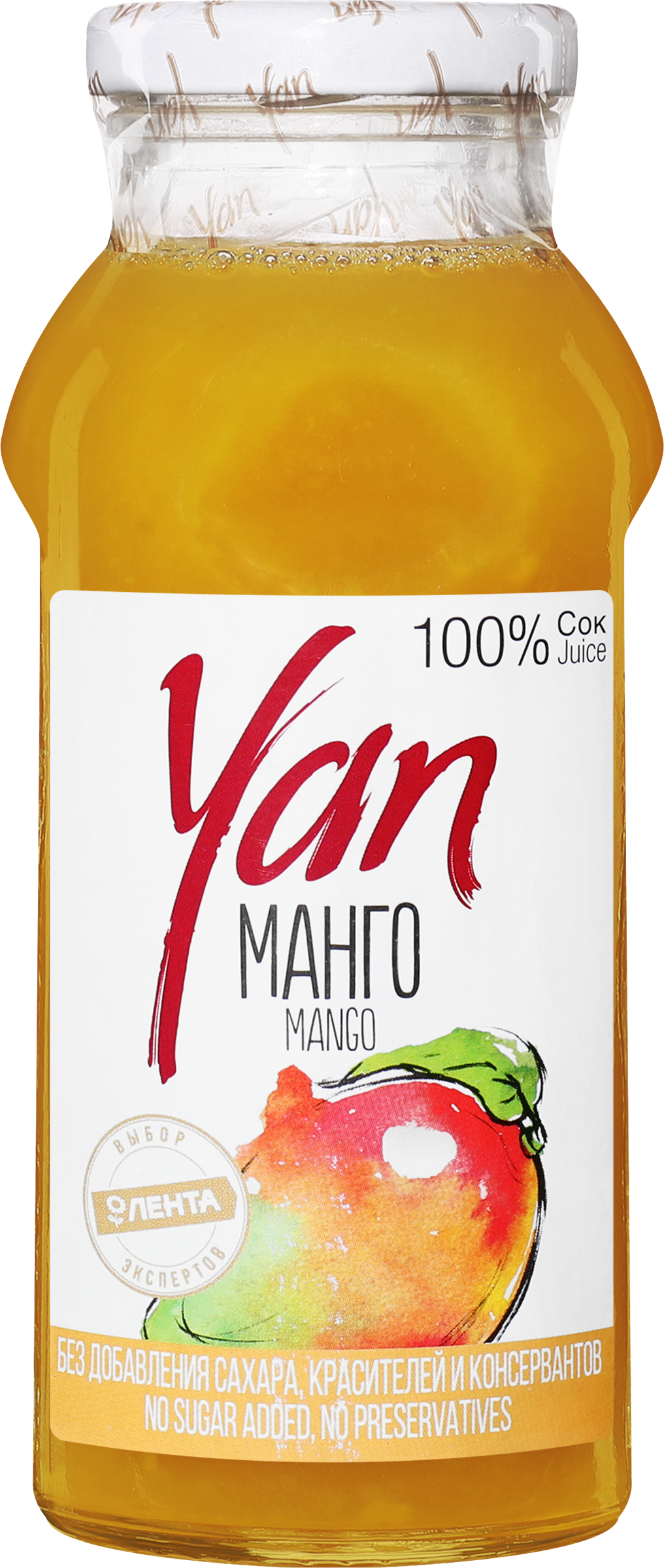 Изображение товара Сок YAN Манго, 0.25л
