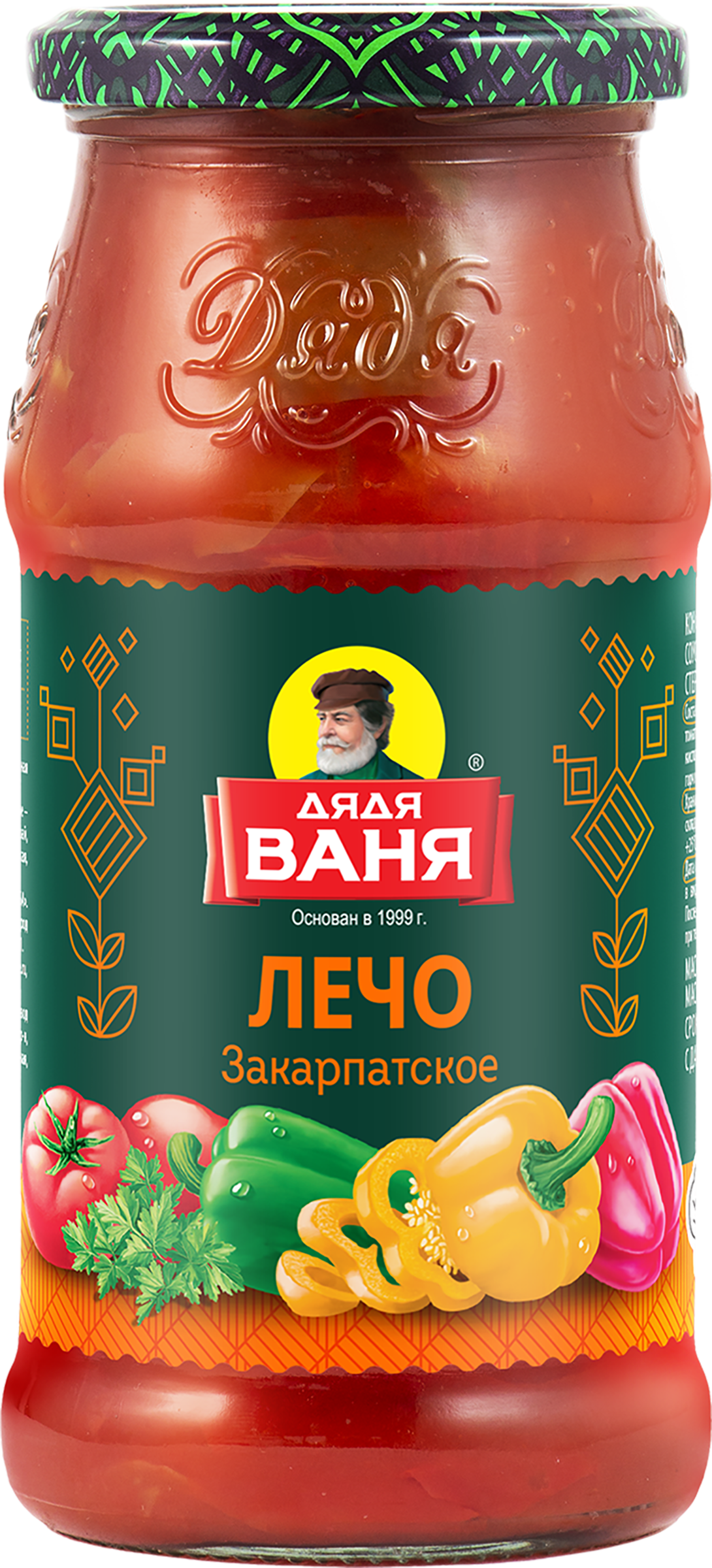 Изображение товара Лечо ДЯДЯ ВАНЯ Закарпатское 460г в стеклянной банке Изображение товара Лечо ДЯДЯ ВАНЯ Закарпатское 460г в стеклянной банке