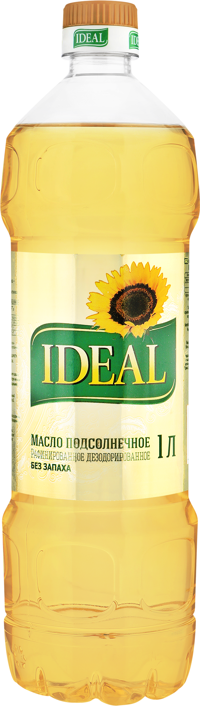 Изображение товара Масло подсолнечное IDEAL рафинированное дезодорированное 1л Изображение товара Масло подсолнечное IDEAL рафинированное дезодорированное 1л