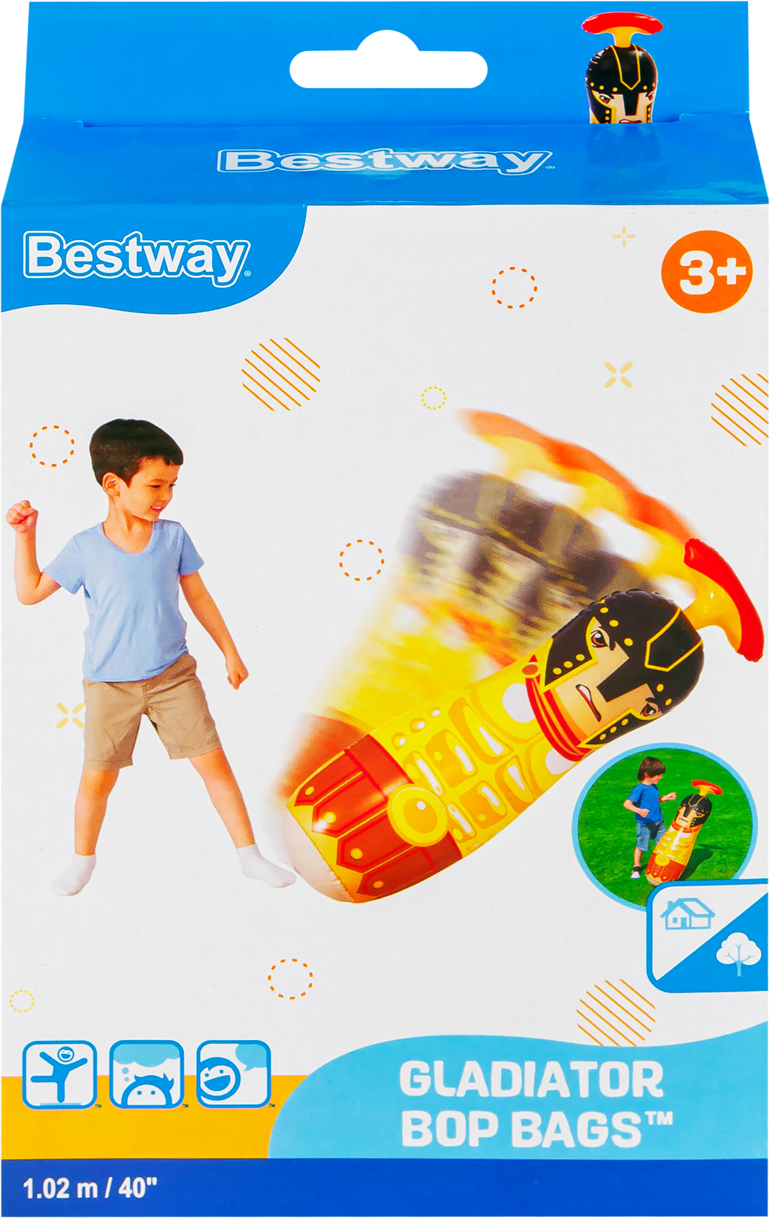 Изображение товара Надувная игрушка для боксирования BESTWAY Гладиатор 102см Изображение товара Надувная игрушка для боксирования BESTWAY Гладиатор 102см