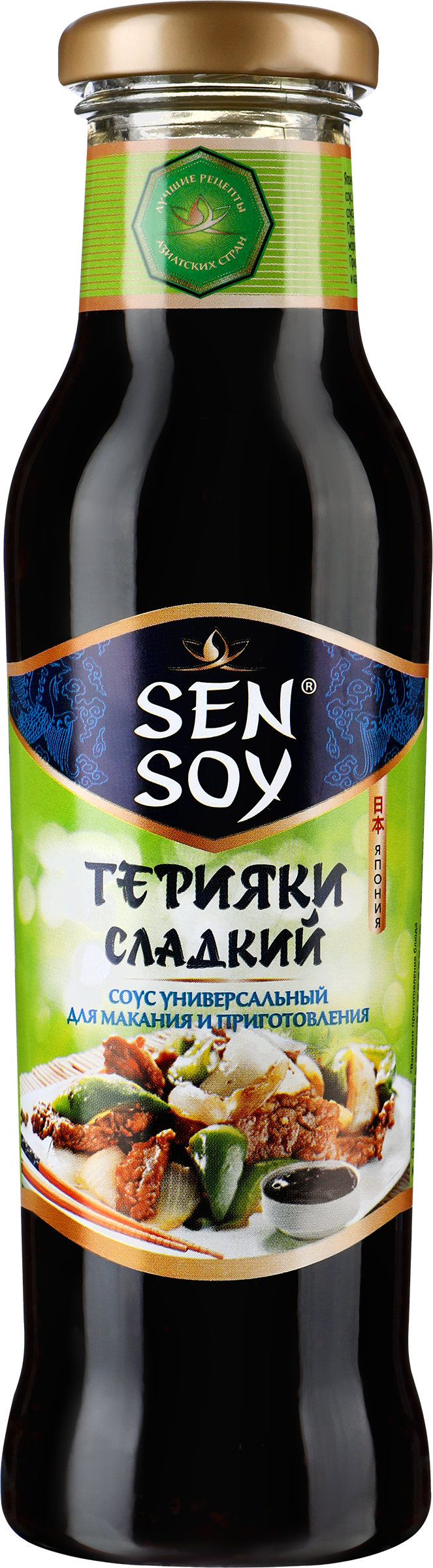 Изображение товара Соус соевый для обжаривания SEN SOY Терияки сладкий 320г для японских блюд Изображение товара Соус соевый для обжаривания SEN SOY Терияки сладкий 320г для японских блюд