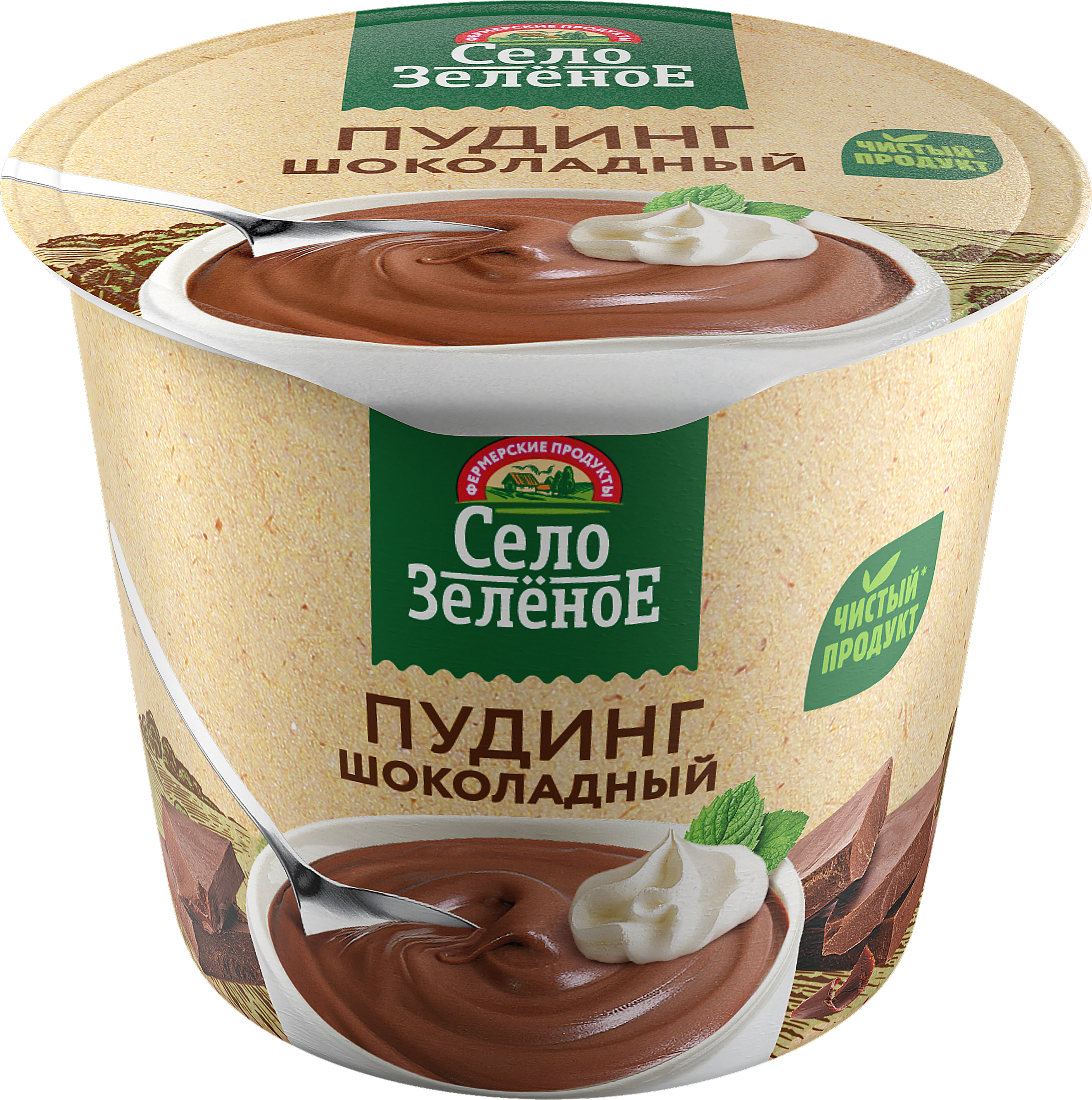 Изображение товара Молочный пудинг СЕЛО ЗЕЛЁНОЕ Шоколад 3% - натуральный, нежный десерт Изображение товара Молочный пудинг СЕЛО ЗЕЛЁНОЕ Шоколад 3% - натуральный, нежный десерт