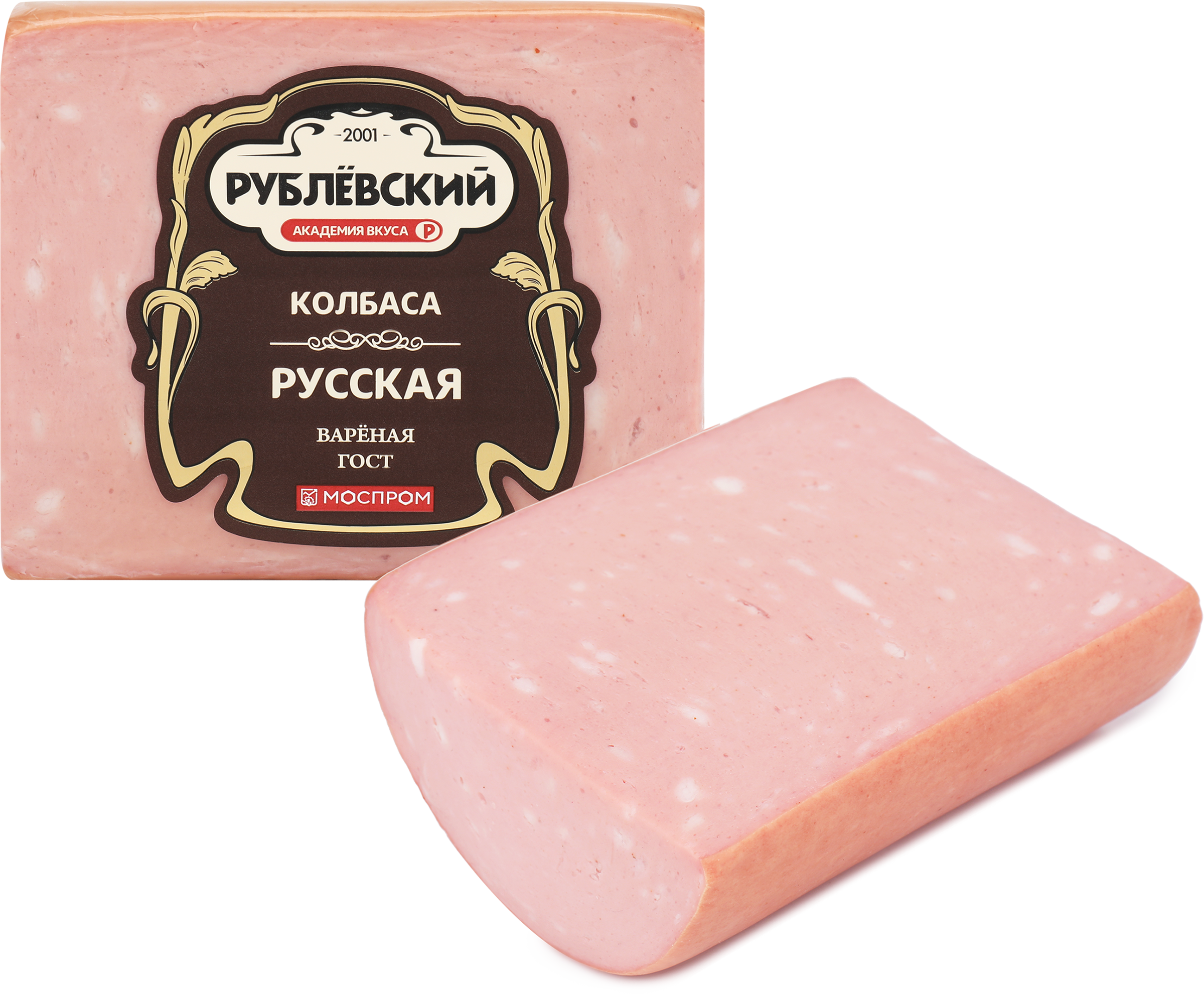 Изображение товара Колбаса вареная РУБЛЕВСКИЕ КОЛБАСЫ Русская, 400г