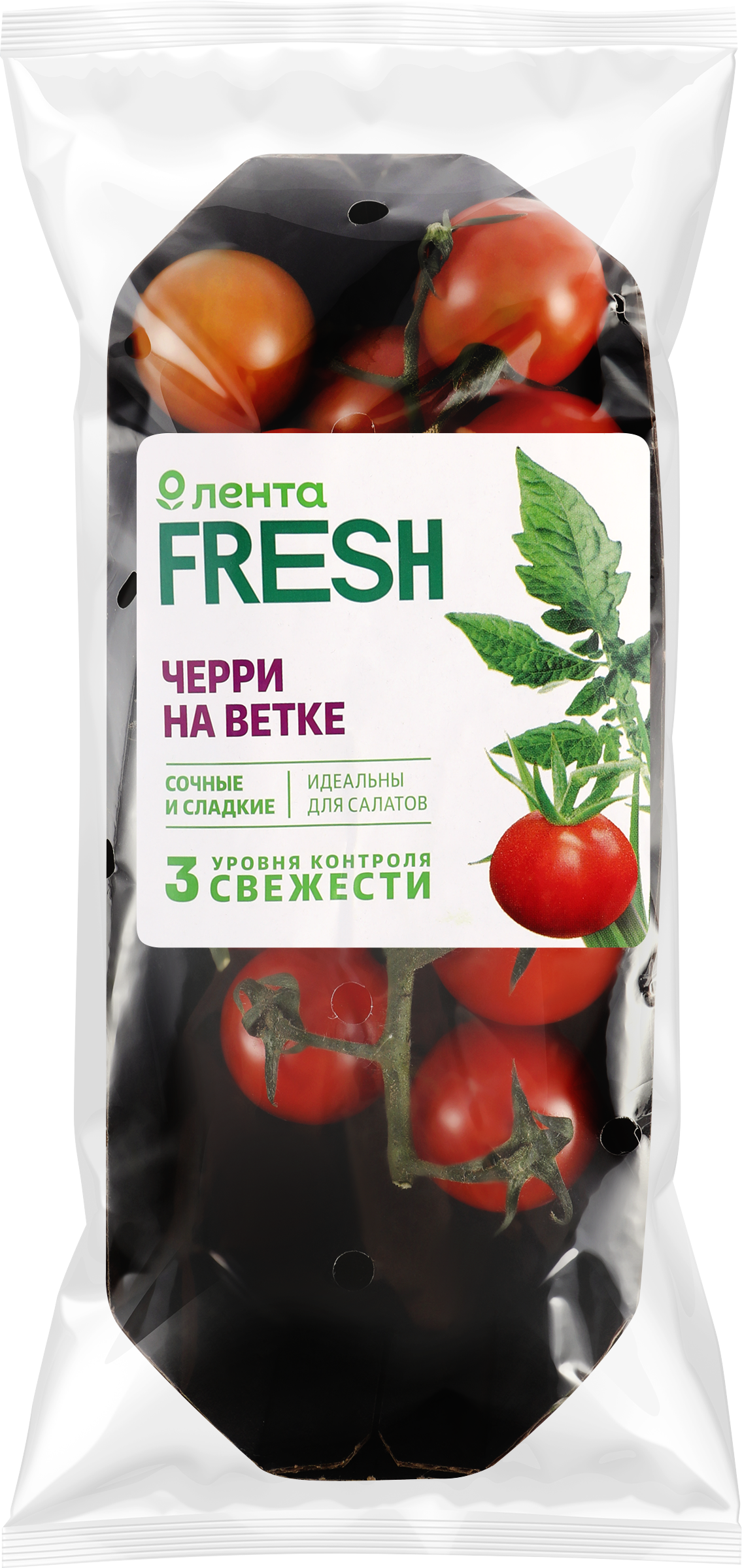 Изображение товара Томаты черри ЛЕНТА FRESH на ветке, 250г