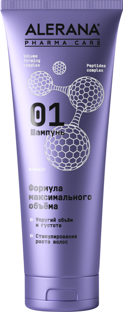 Изображение товара Шампунь ALERANA Pharma care Формула максимального объема для увеличения густоты волос 260мл