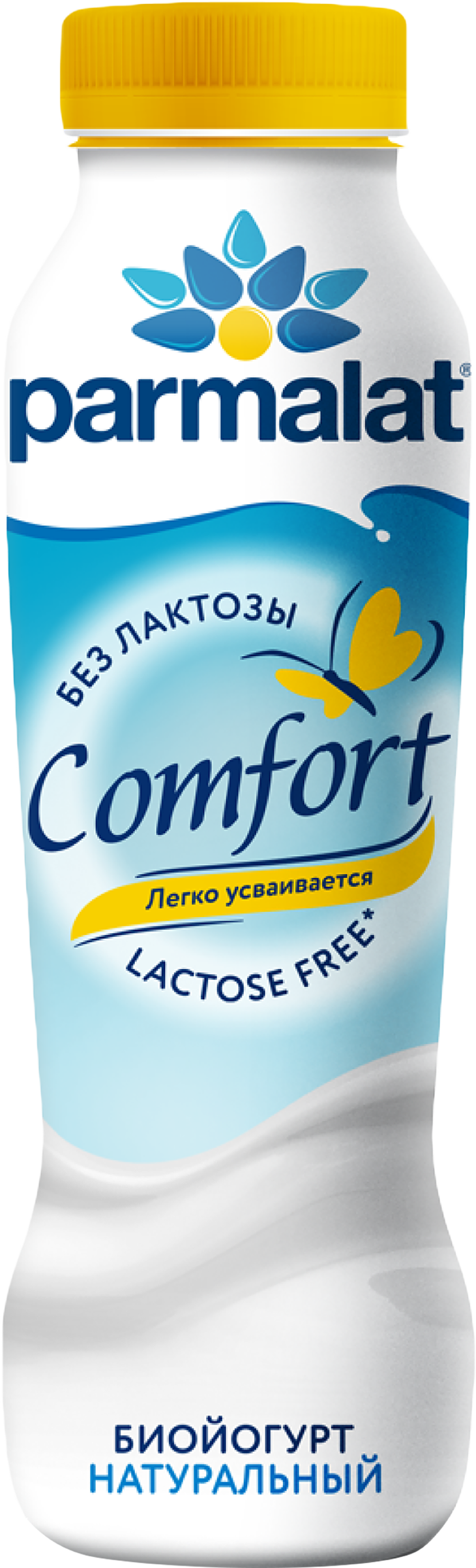 Изображение товара Безлактозный питьевой йогурт PARMALAT Comfort Натуральный 1,7% Изображение товара Безлактозный питьевой йогурт PARMALAT Comfort Натуральный 1,7%
