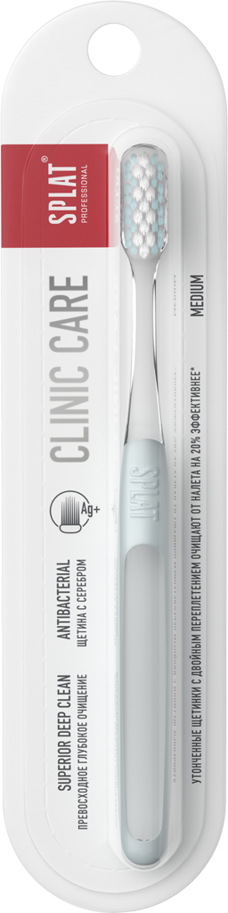 Изображение товара Зубная щетка SPLAT Clinic care средней жесткости для эффективного ухода