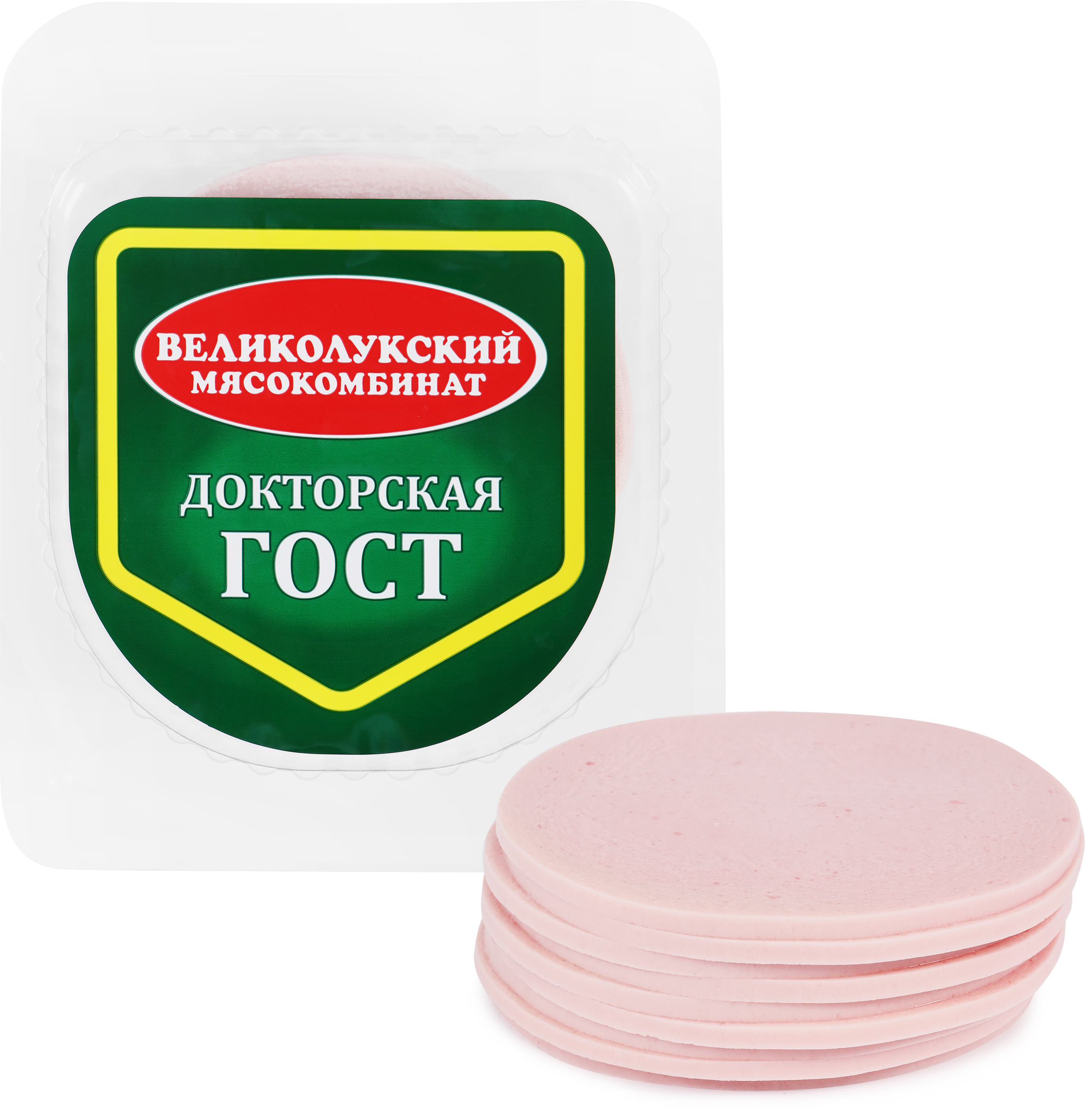 Изображение товара Колбаса вареная МК ВЕЛИКОЛУКСКИЙ Докторская нарезка 250г