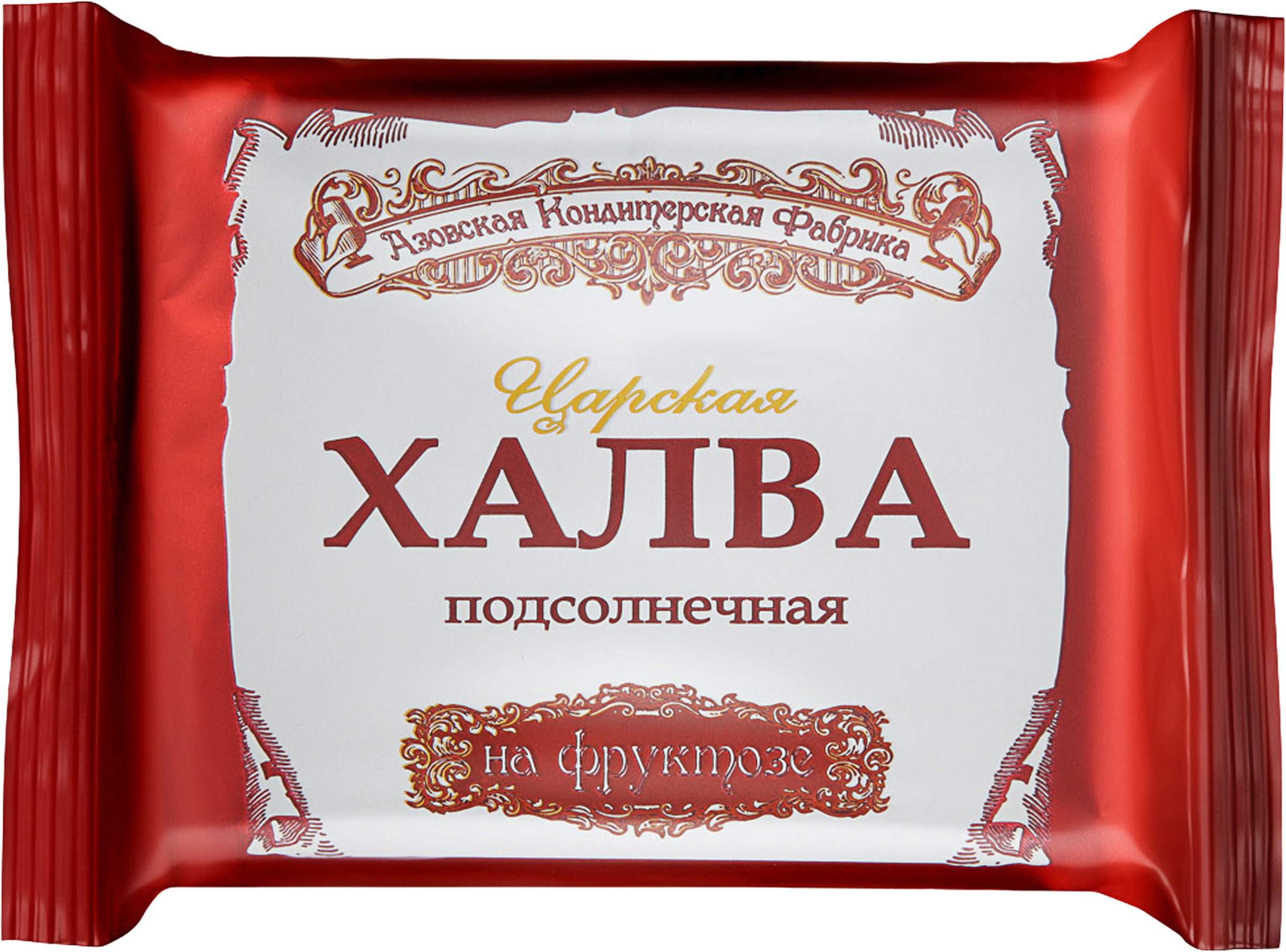 Изображение товара Халва подсолнечная АЗОВСКАЯ КФ Царская на фруктозе 180г