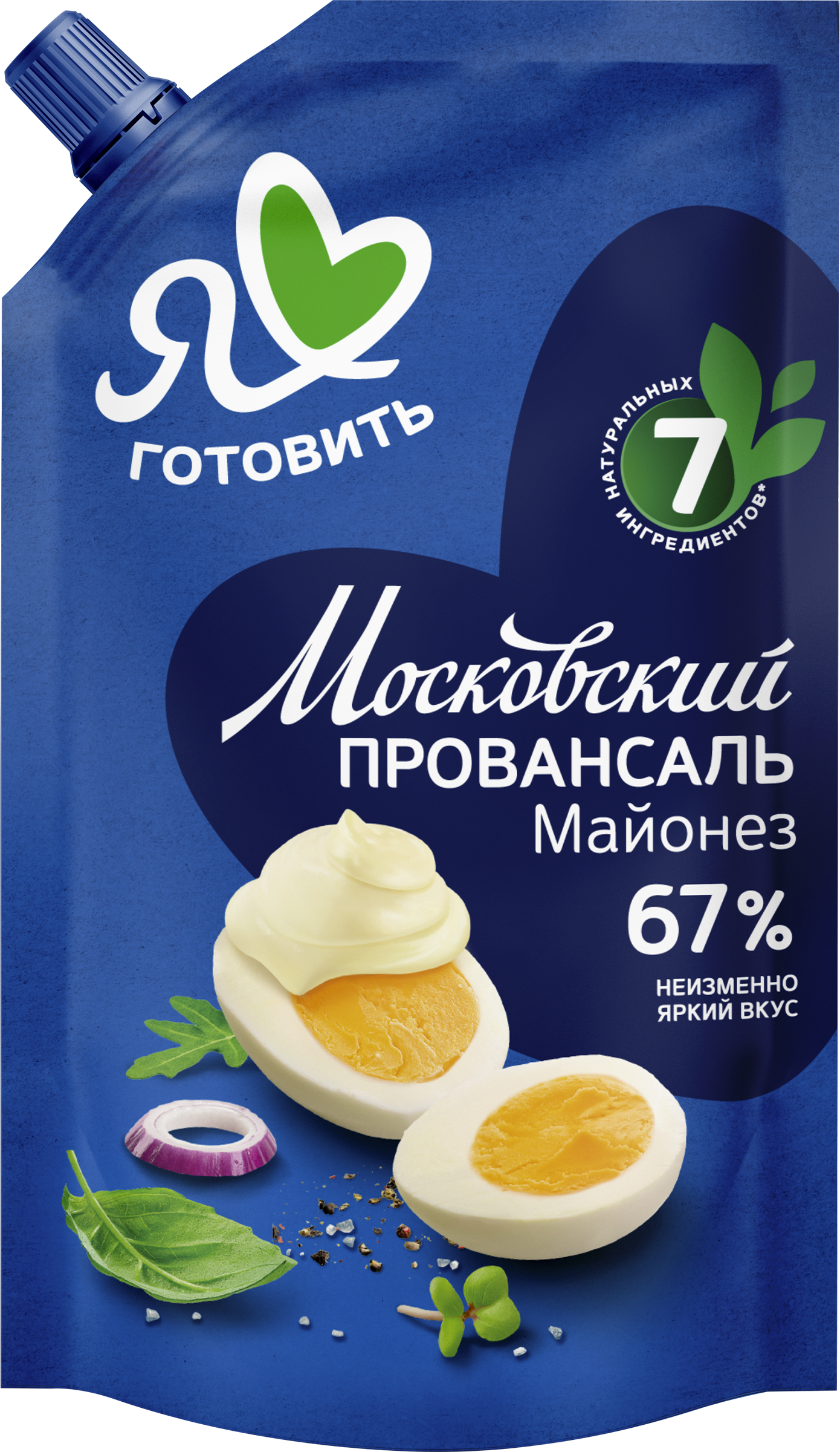 Изображение товара Майонез Я ЛЮБЛЮ ГОТОВИТЬ Московский провансаль Классический 67%, 200мл