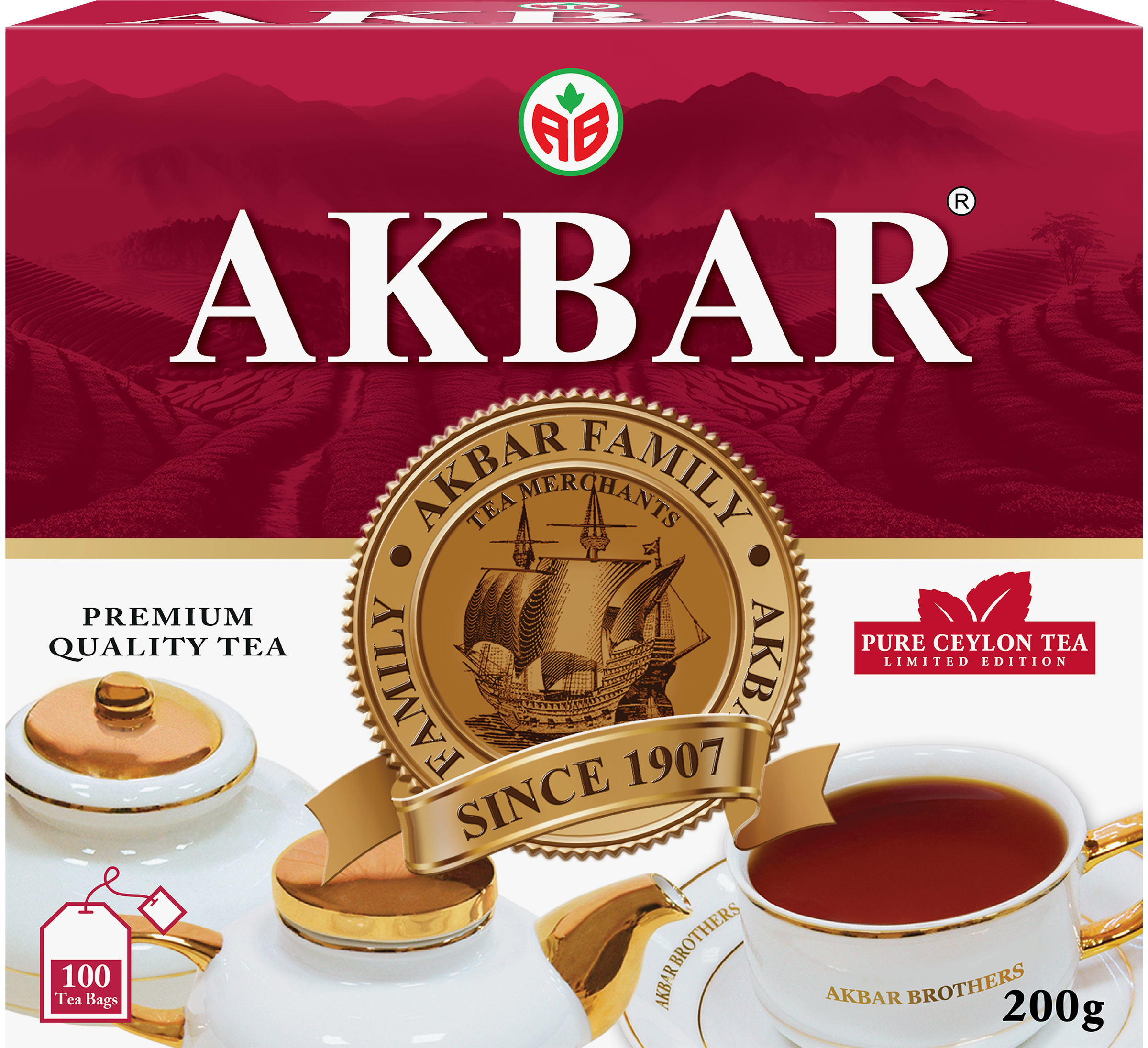 Изображение товара Чай черный AKBAR Limited Edition, 100пак