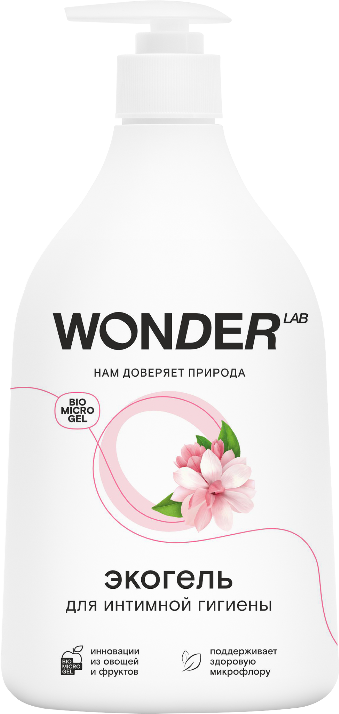 Изображение товара Гель для интимной гигиены WONDER LAB Экогель, с молочной кислотой, 540мл