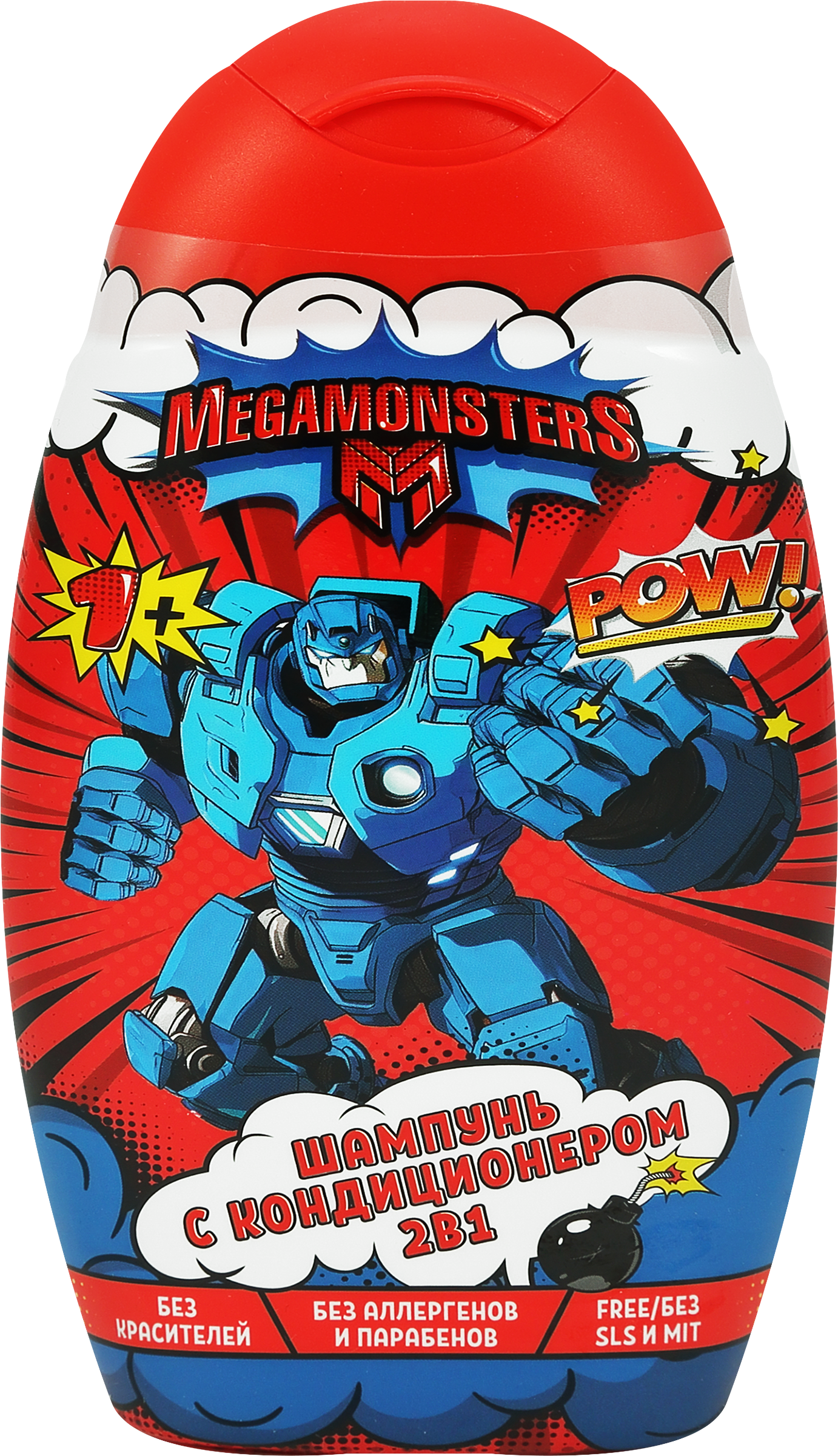 Изображение товара Шампунь-кондиционер MEGAMONSTERS 2в1 для мальчиков 300мл