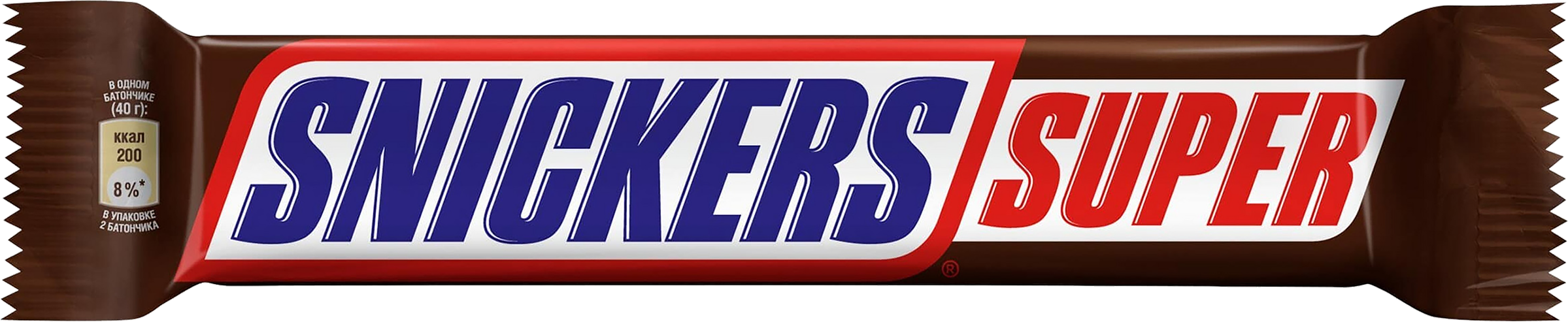 Изображение товара Шоколадные батончики SNICKERS Super, 80г Изображение товара Шоколадные батончики SNICKERS Super, 80г