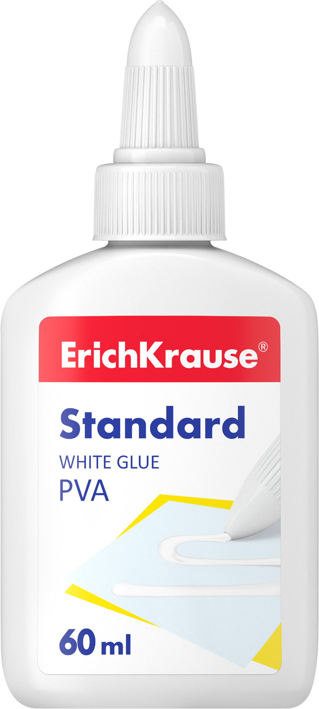 Изображение товара Клей ПВА ERICH KRAUSE Standard Арт. 48723, 60мл Изображение товара Клей ПВА ERICH KRAUSE Standard Арт. 48723, 60мл
