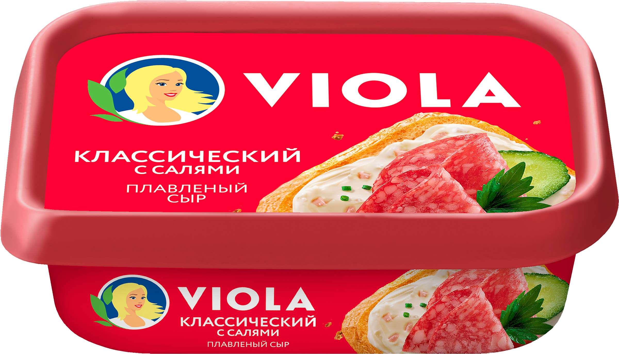 Изображение товара Плавленый сыр VIOLA Классический с салями 35% 190г натуральный Изображение товара Плавленый сыр VIOLA Классический с салями 35% 190г натуральный