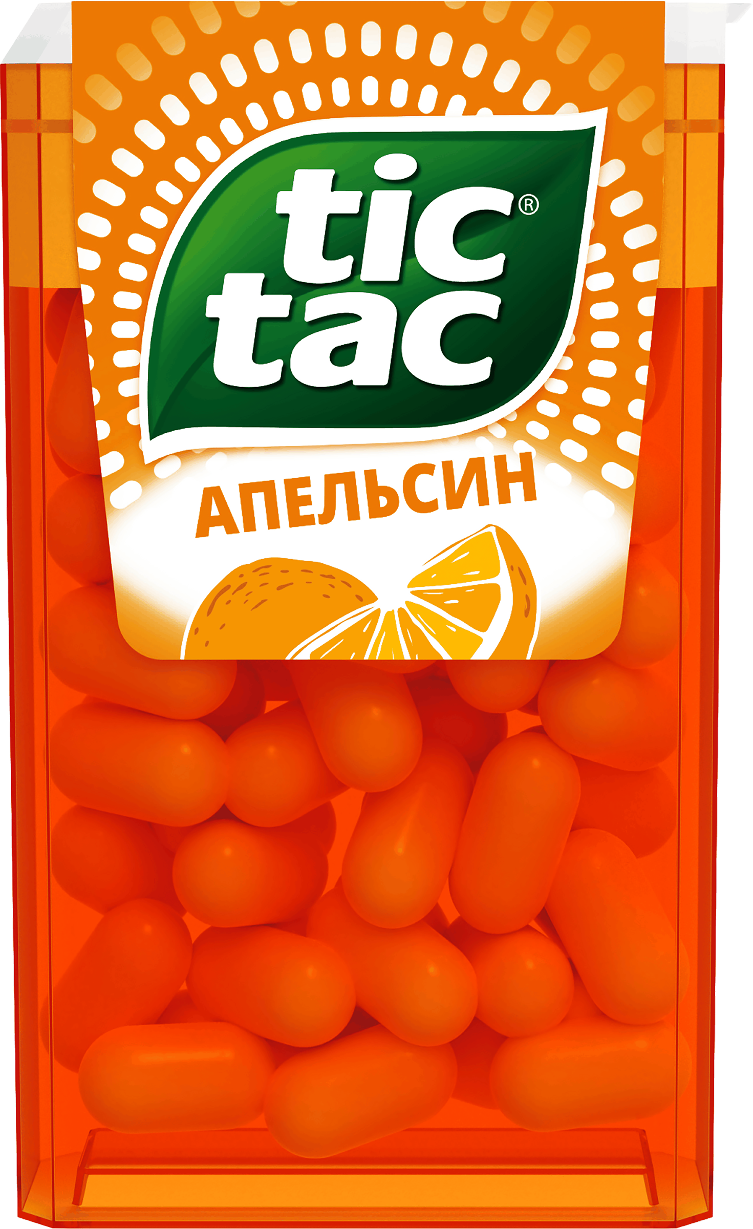 Изображение товара Драже TIC-TAC Апельсин, 16г Изображение товара Драже TIC-TAC Апельсин, 16г