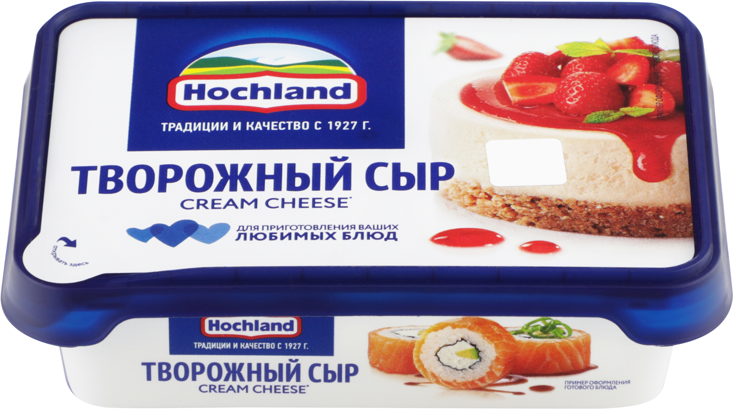 Изображение товара Творожный сыр HOCHLAND 65% для кулинарии, натуральный, универсальный