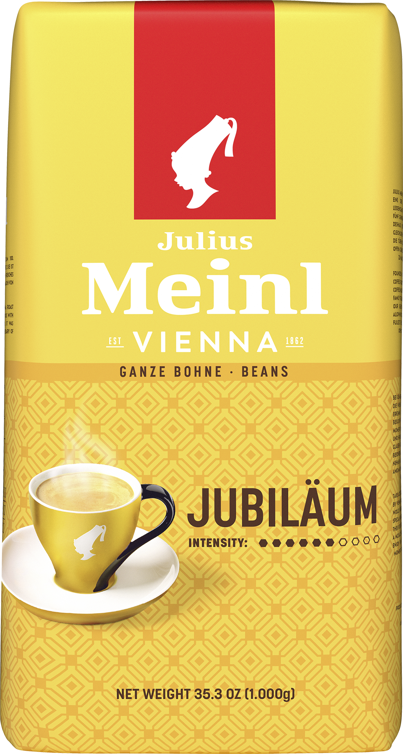 Изображение товара Кофе зерновой Julius Meinl Юбилейный натуральный жареный 1 кг