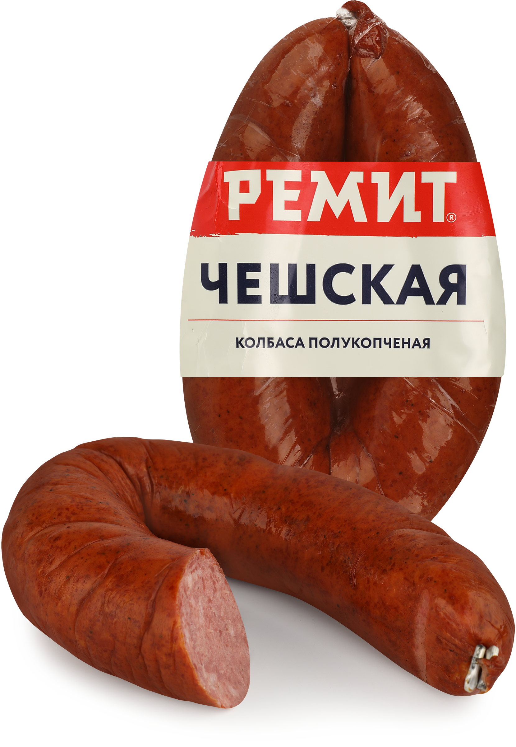 Изображение товара Колбаса полукопченая РЕМИТ Чешская кольцо 400г вкусное мясное изделие Изображение товара Колбаса полукопченая РЕМИТ Чешская кольцо 400г вкусное мясное изделие