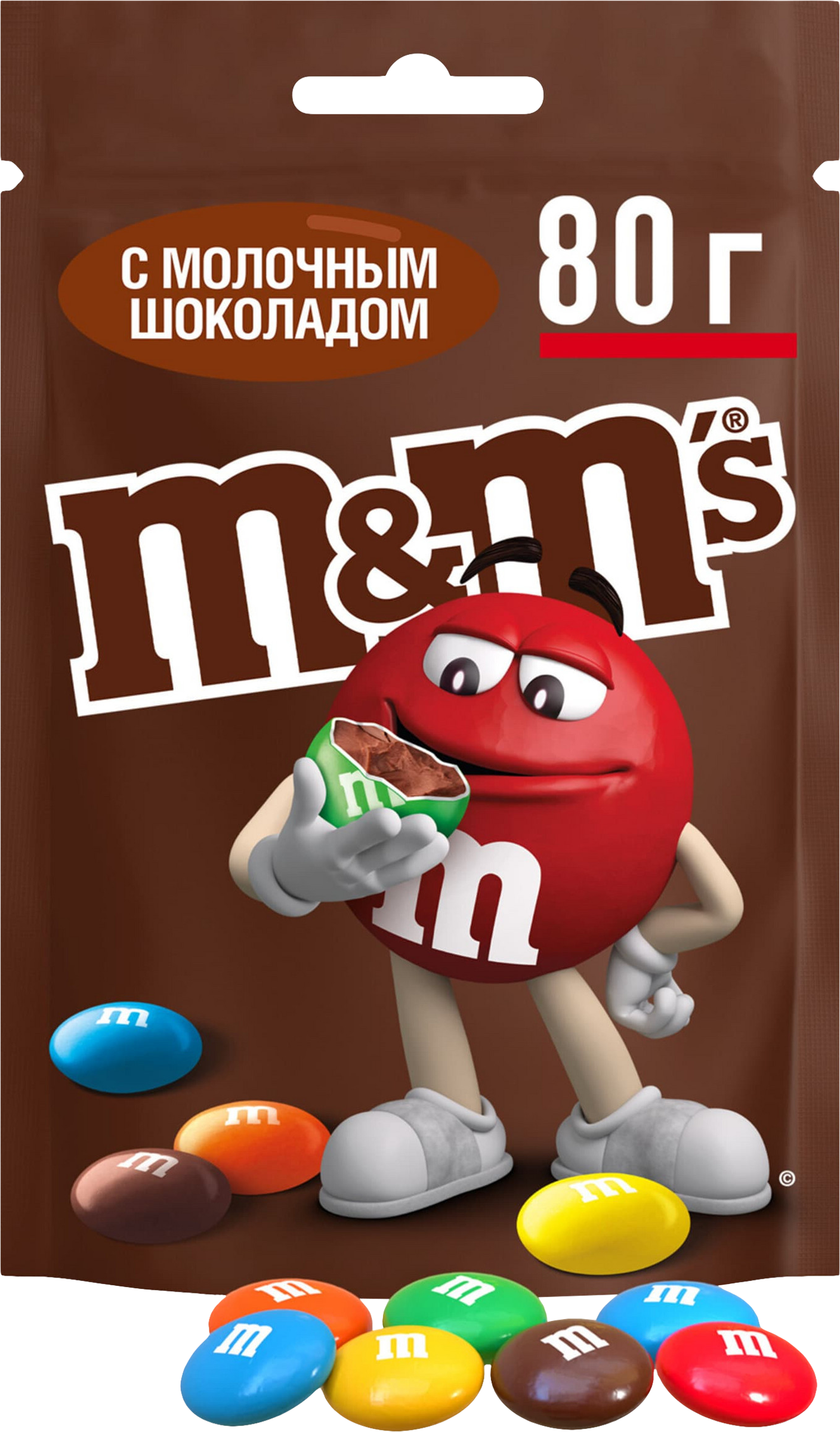 Изображение товара Драже M&M'S Шоколад с ярким покрытием и молочным шоколадом 80г