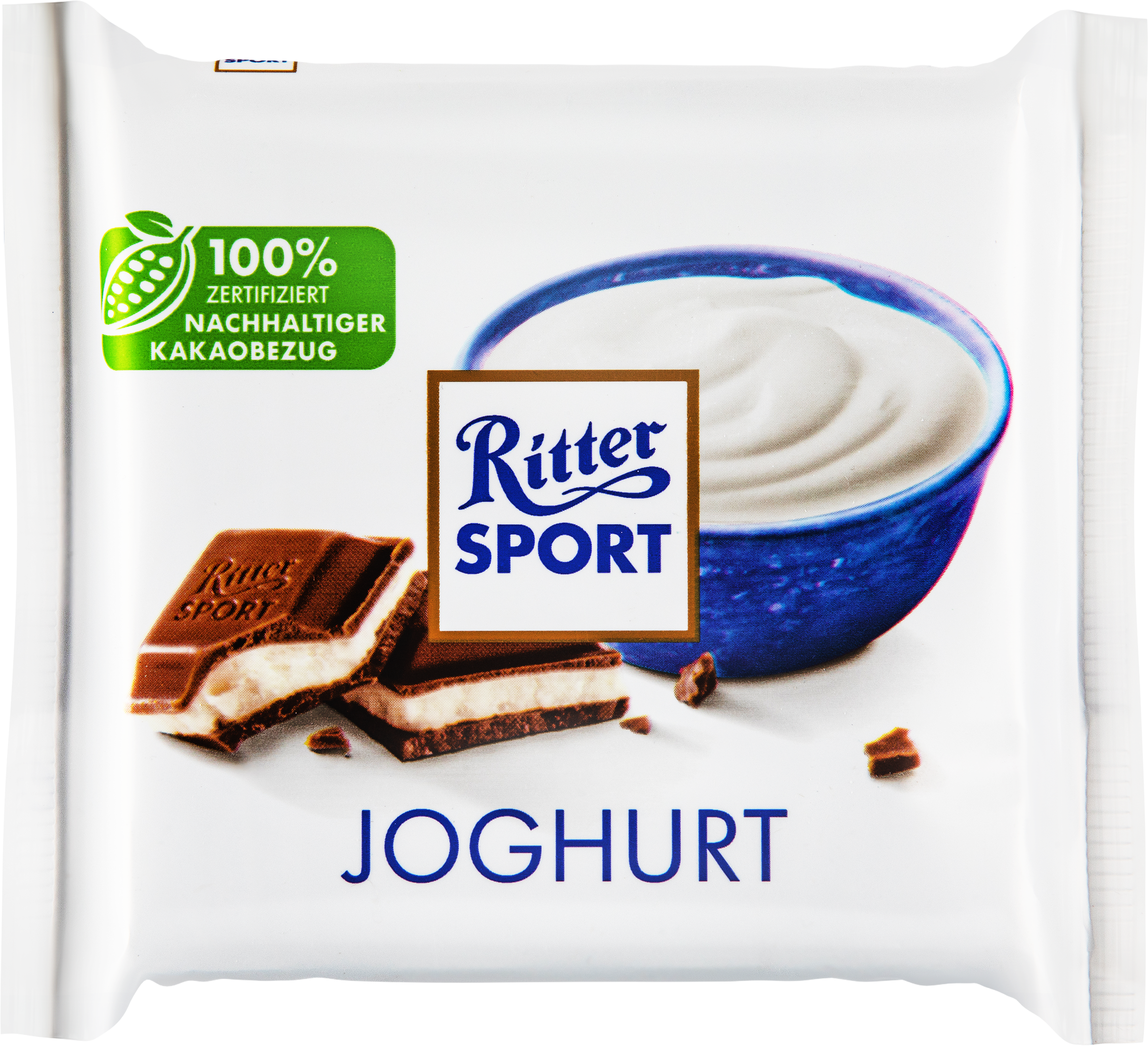 Изображение товара Шоколад молочный RITTER SPORT с йогуртовой начинкой 100г