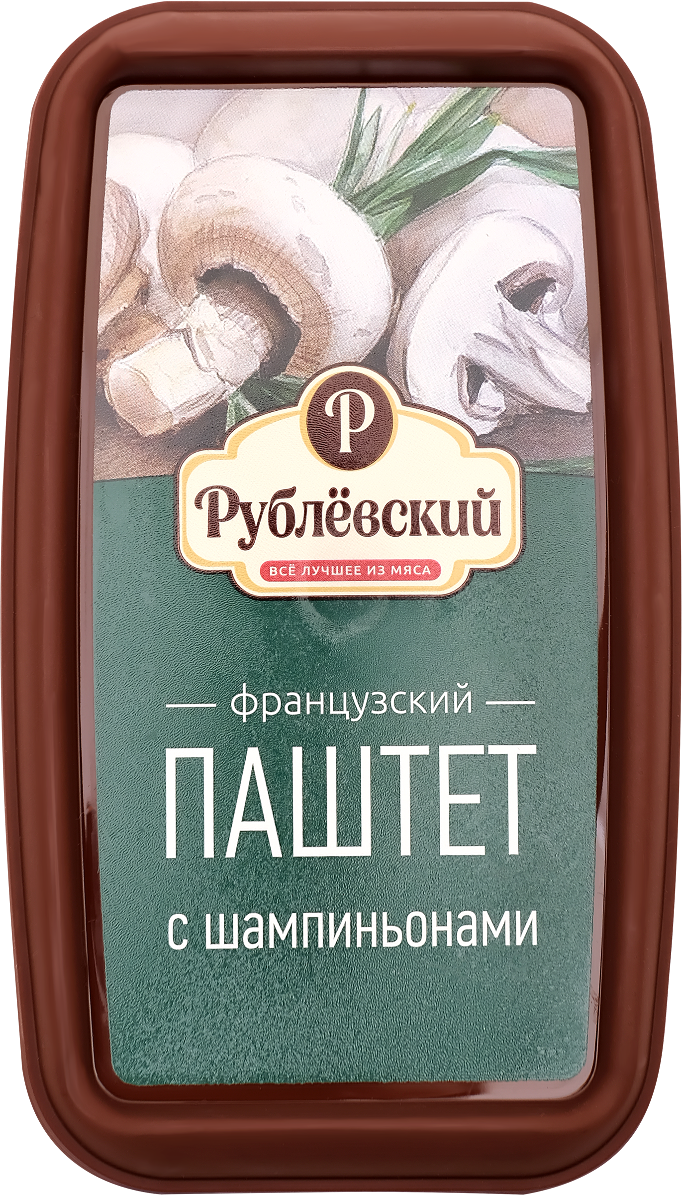 Изображение товара Паштет РУБЛЁВСКИЙ Французский с шампиньонами 175г - деликатес для гурманов