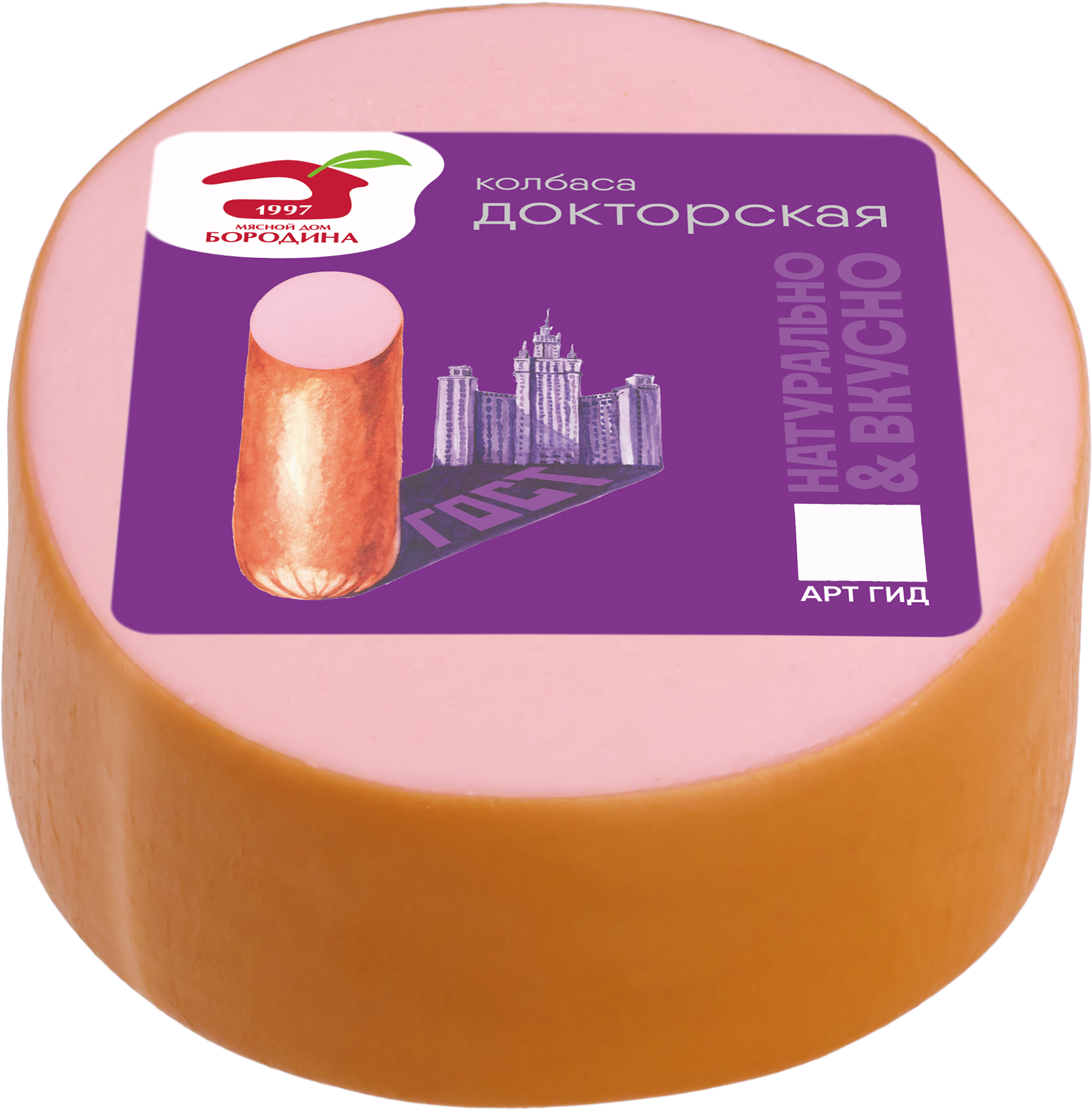 Изображение товара Вареная колбаса Докторская МД БОРОДИНА 400г натуральная и вкусная Изображение товара Вареная колбаса Докторская МД БОРОДИНА 400г натуральная и вкусная